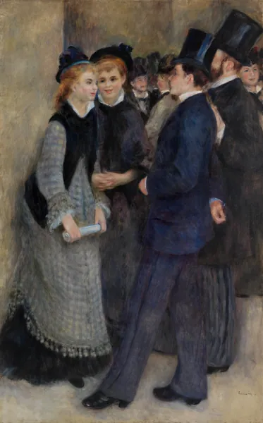 Leaving the Conservatory (La Sortie du conservatoire) by Pierre-Auguste Renoir