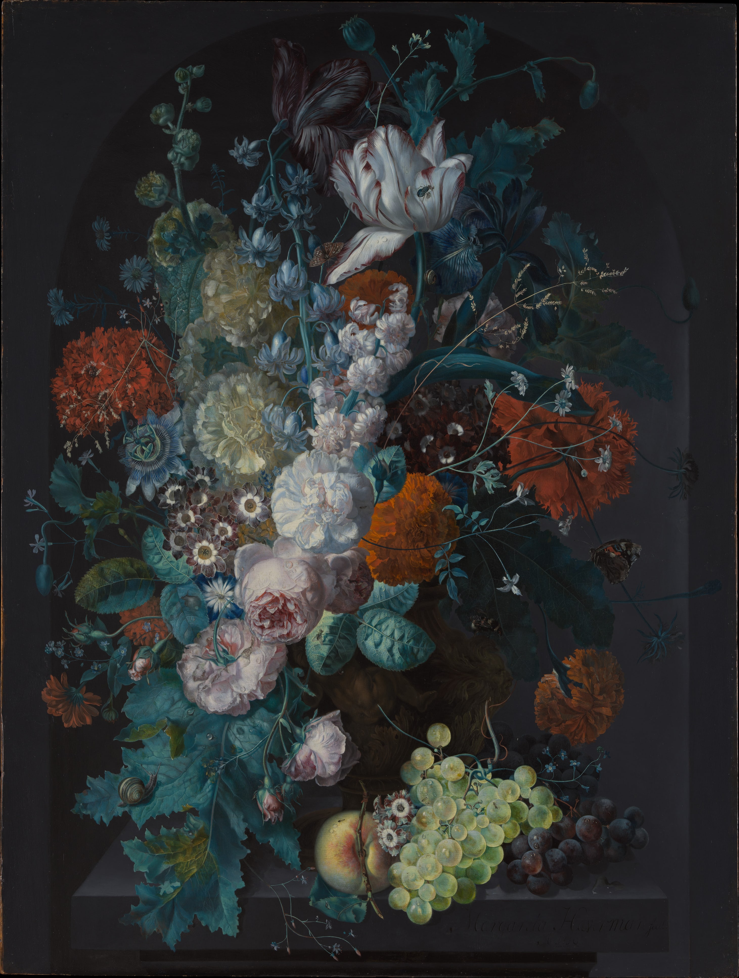 A Vase of Flowers by Margareta Haverman