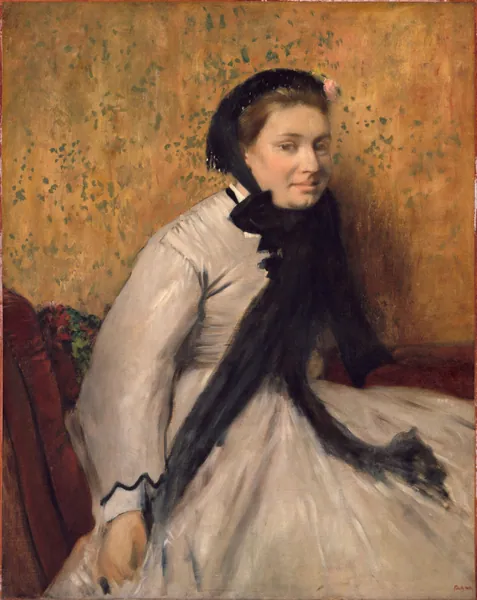 Portrait of a Woman in Gray by Edgar Degas