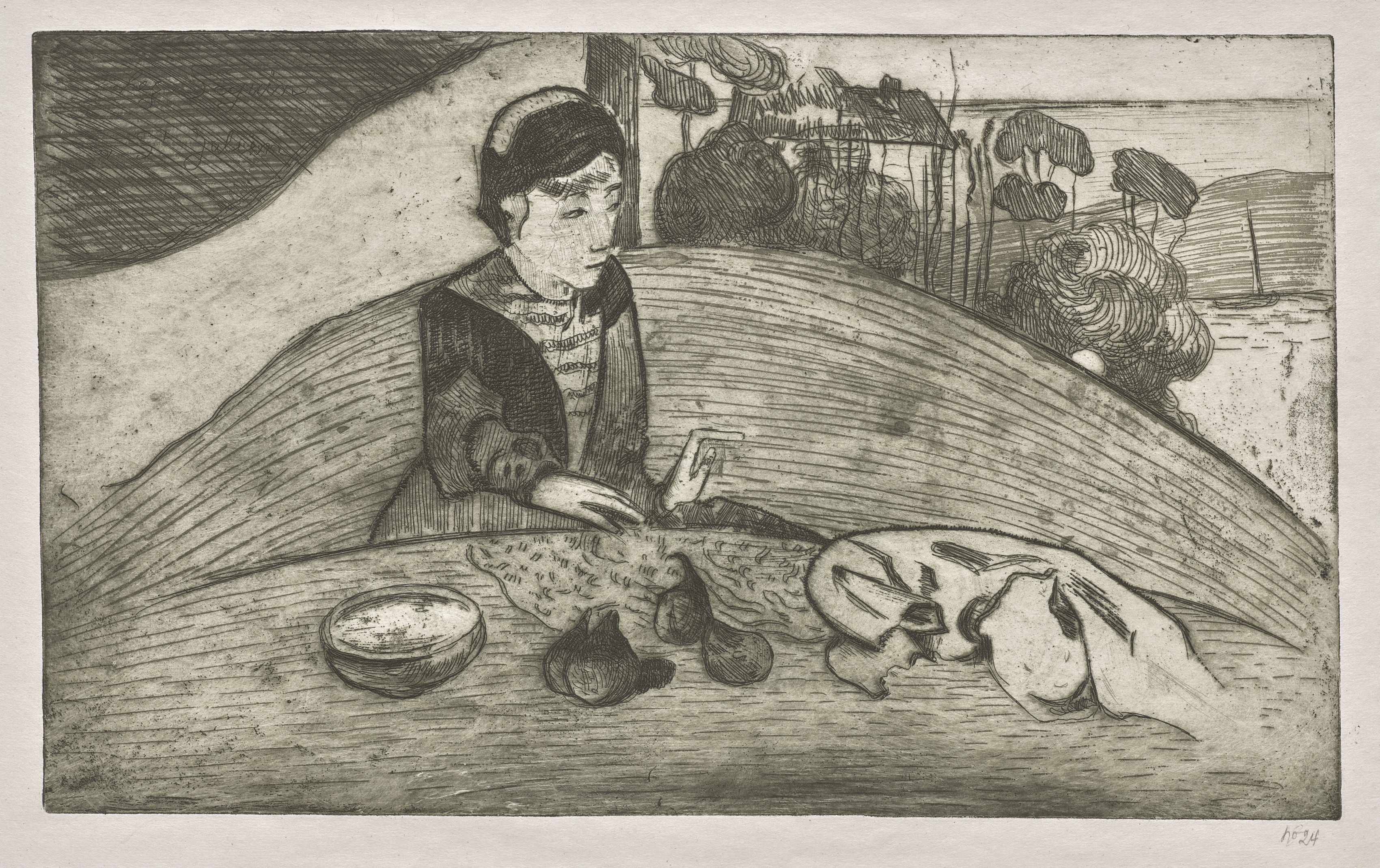 The Woman with Figs by Paul Gauguin