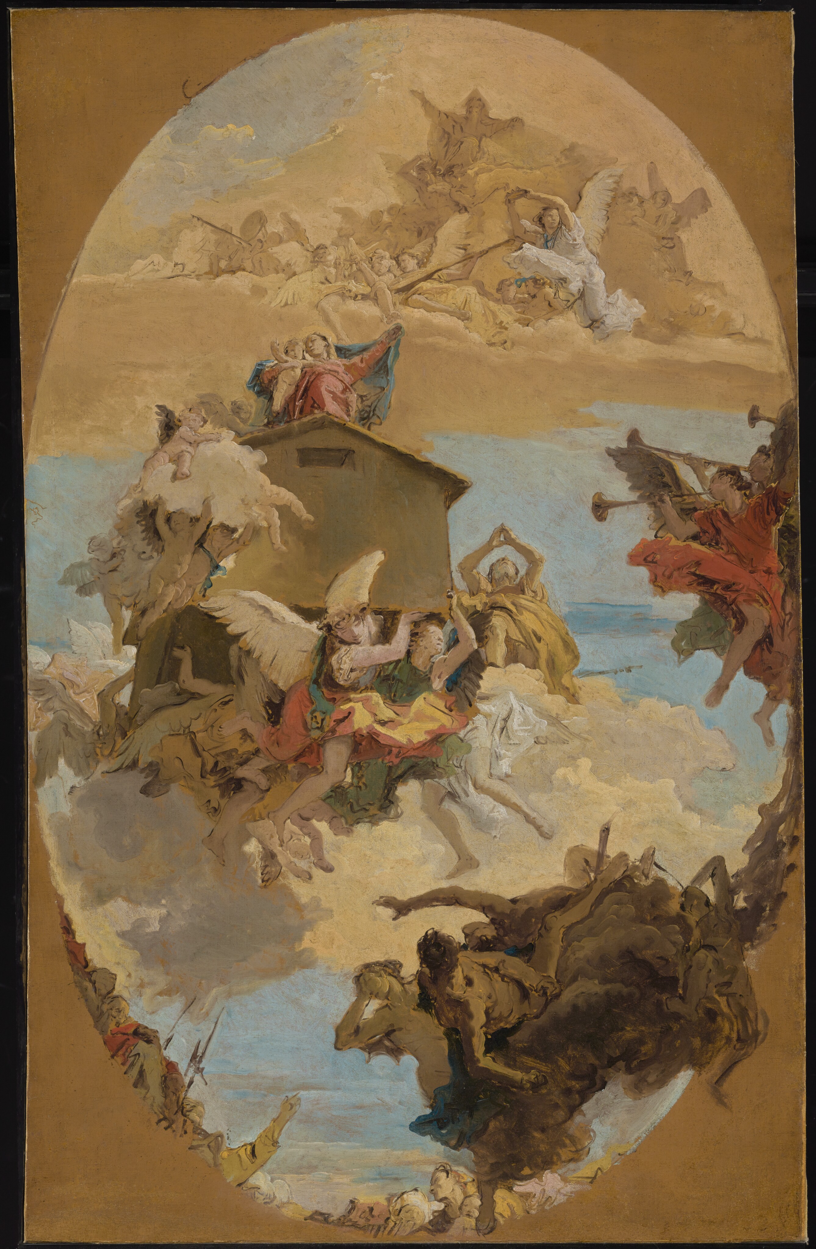 The Miracle of the Holy House of Loreto by Giovanni Battista Tiepolo