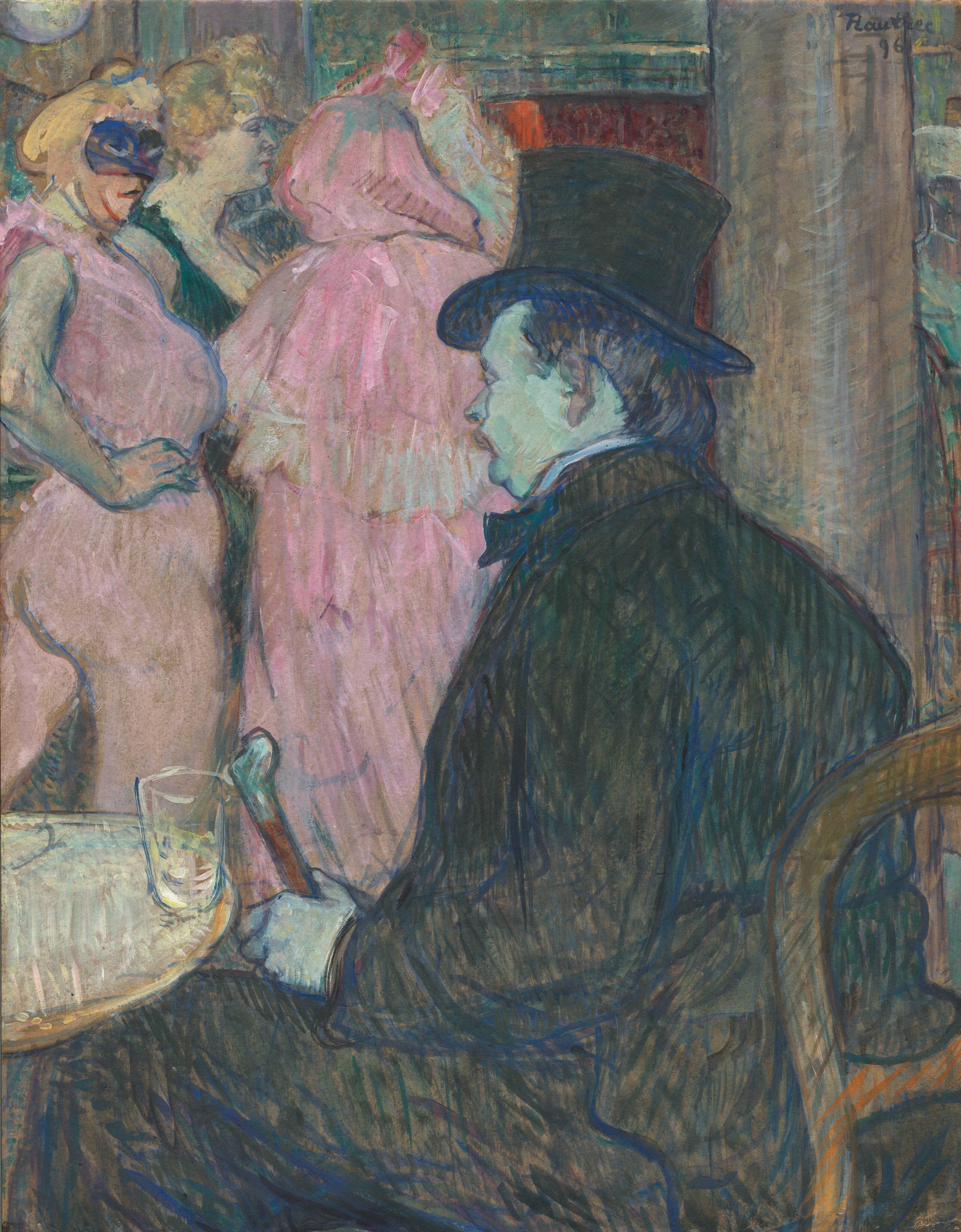 Maxime Dethomas by Henri de Toulouse-Lautrec