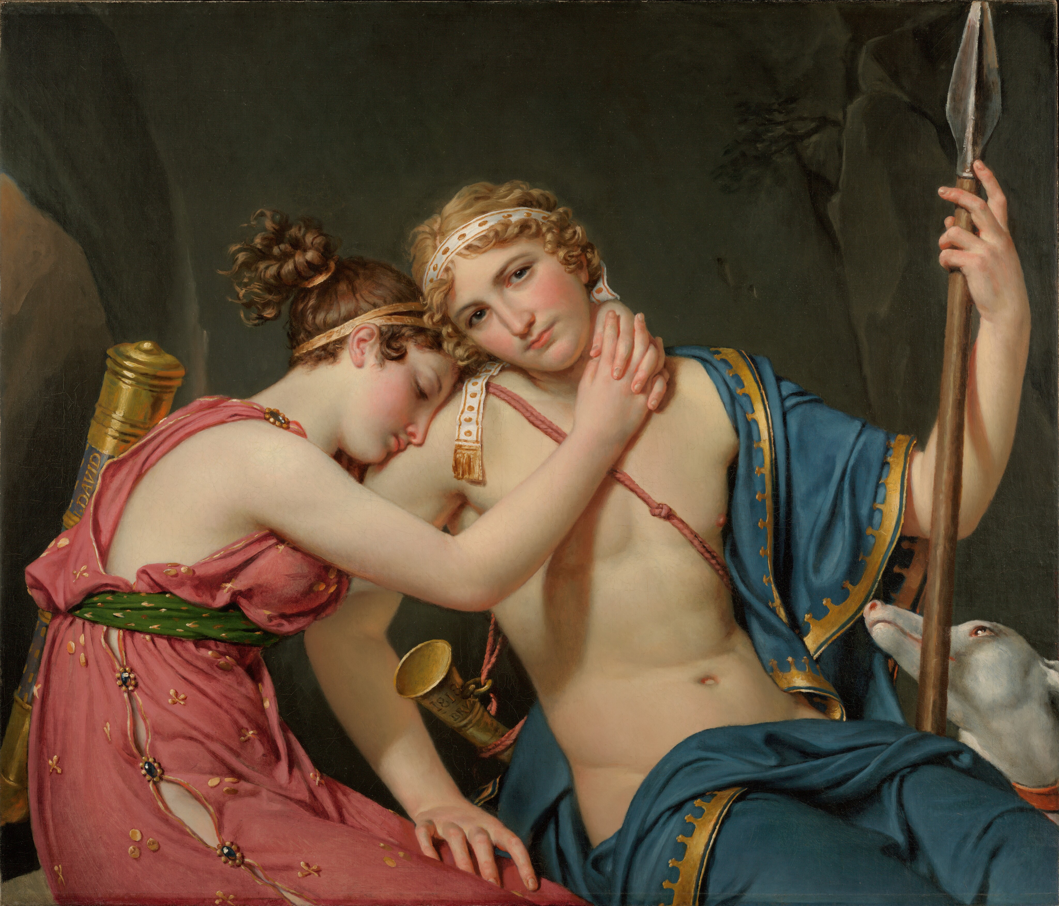 The Farewell of Telemachus and Eucharis by Jacques-Louis David