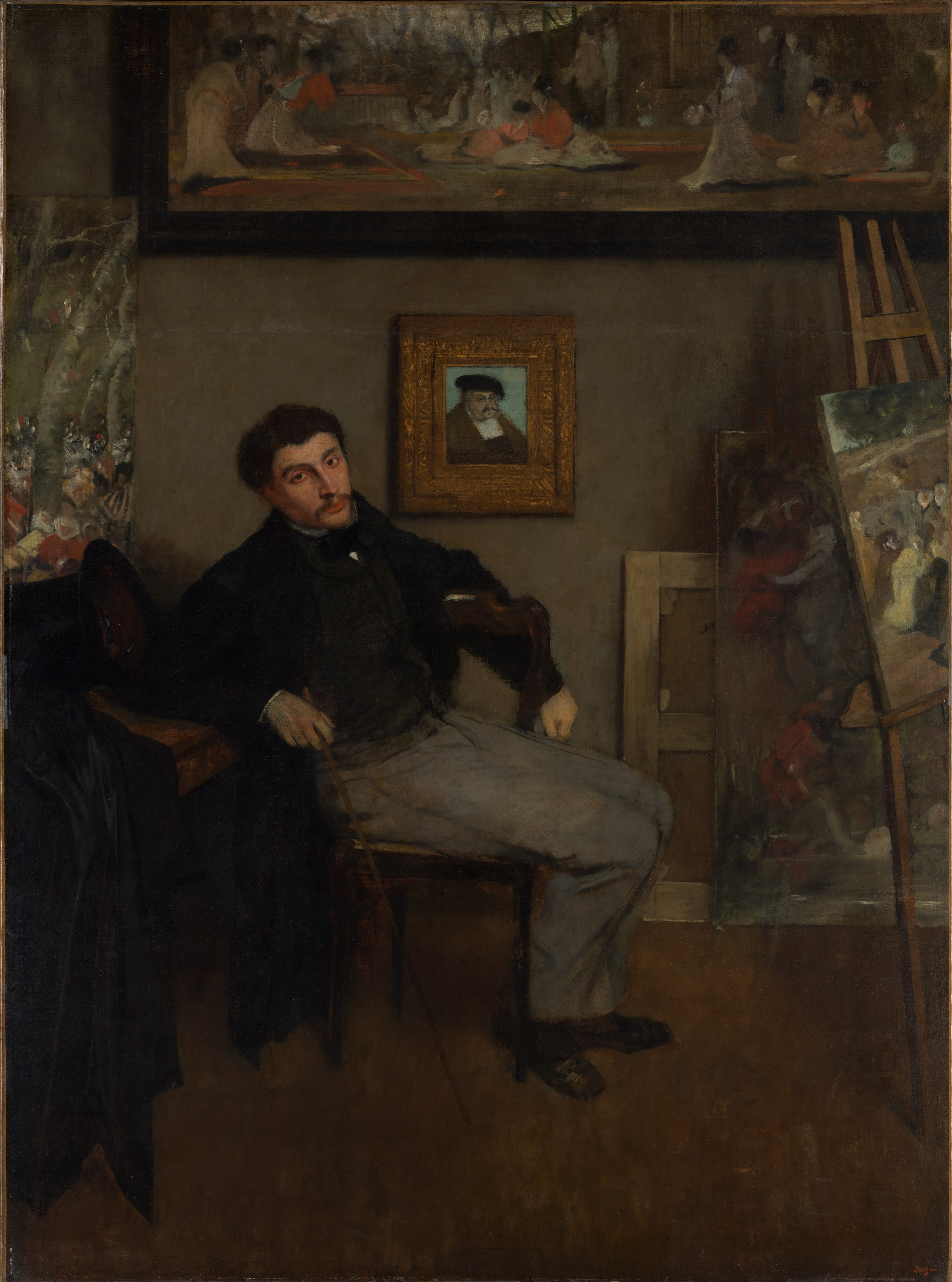 James-Jacques-Joseph Tissot (1836–1902) by Edgar Degas