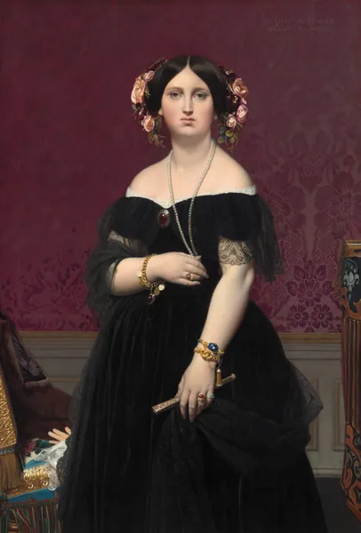 Madame Moitessier by Jean-Auguste-Dominique Ingres