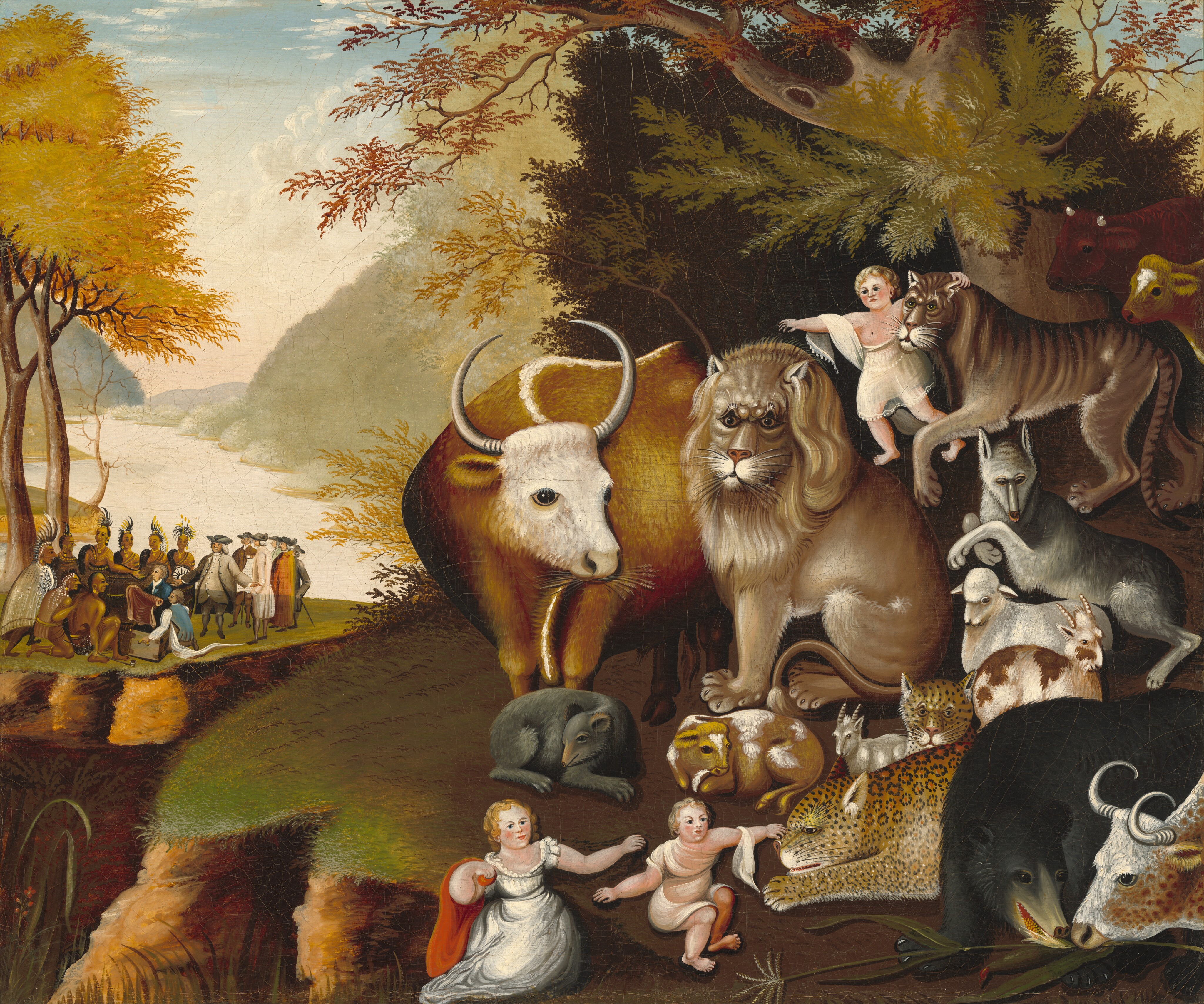 Peaceable Kingdom by Edward Hicks