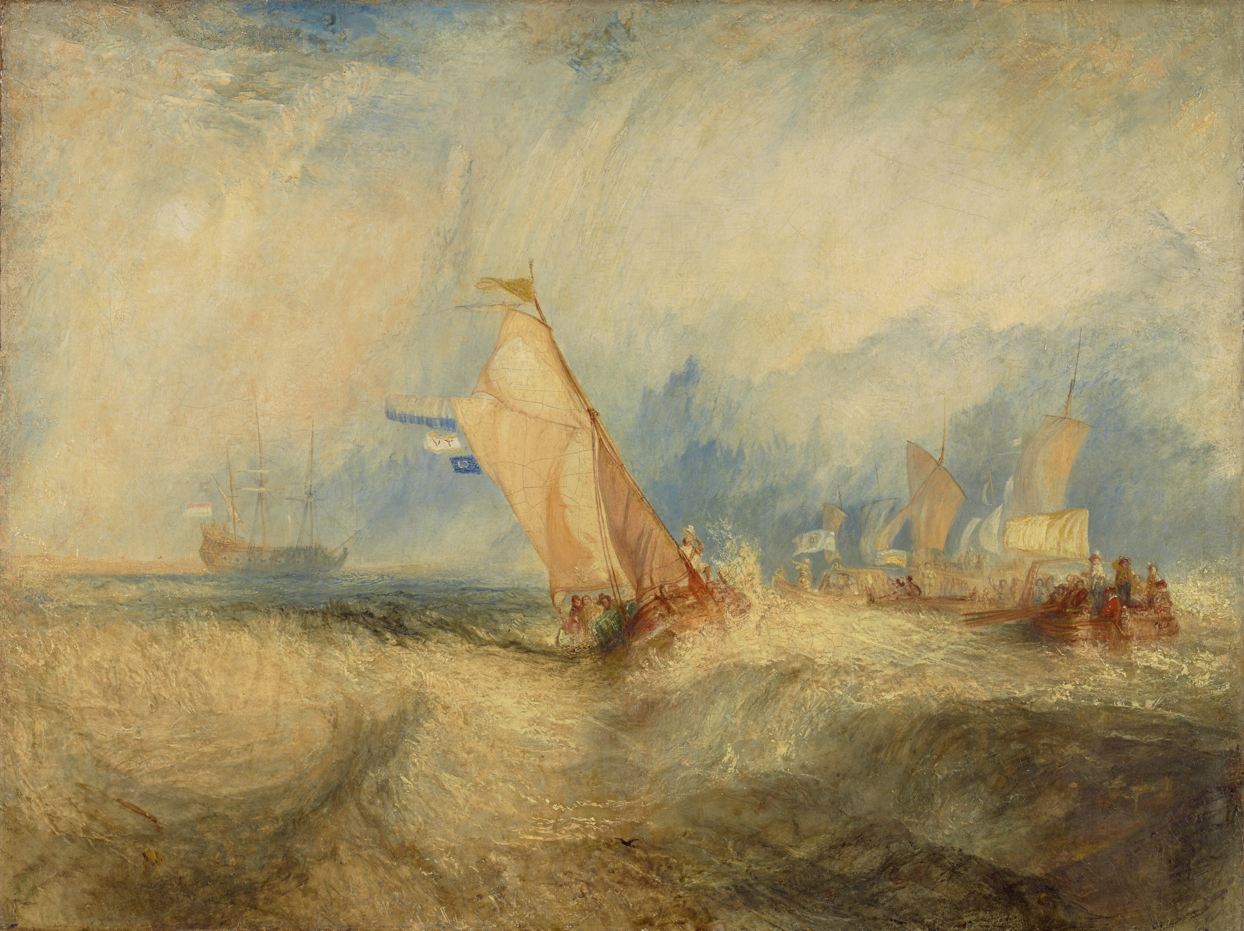 Van Tromp, Going About to Please His Masters by Joseph Mallord William Turner