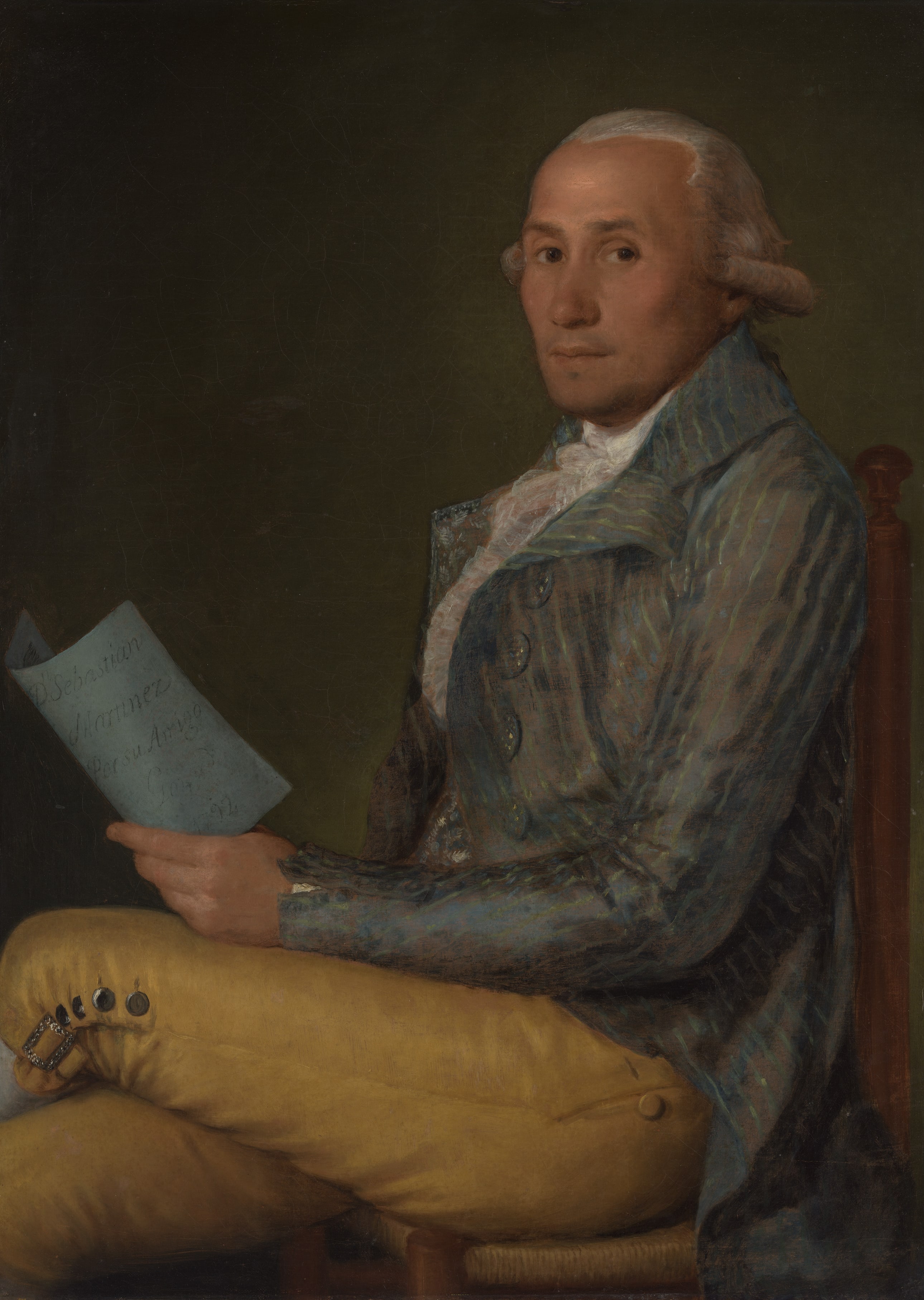 Sebastián Martínez y Pérez (1747–1800) by Goya (Francisco de Goya y Lucientes)