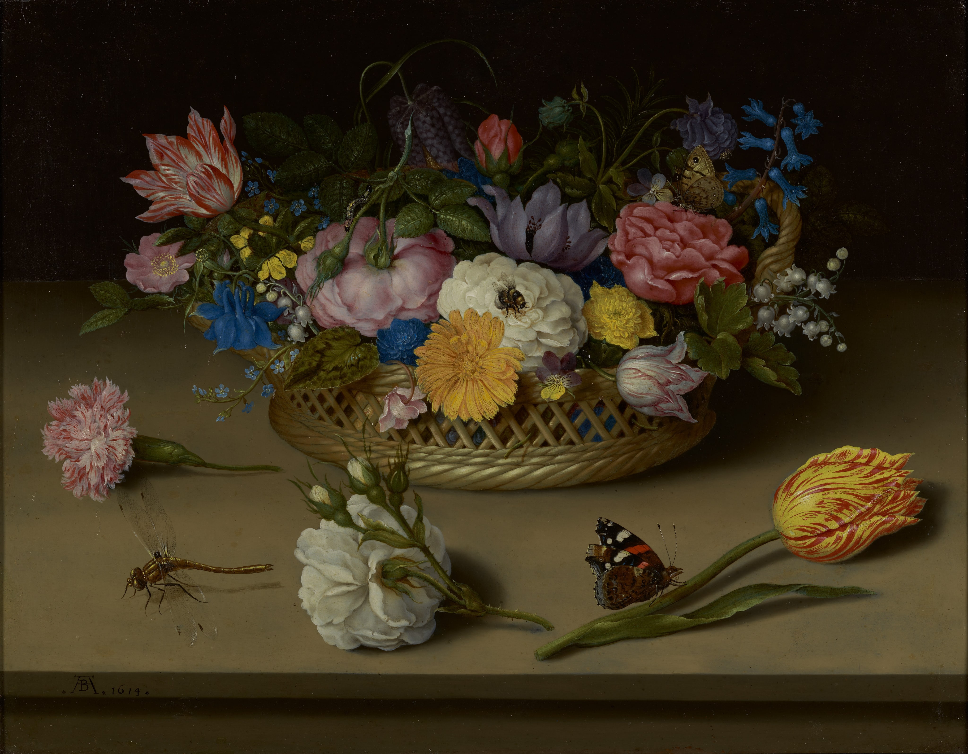 Flower Still Life by Ambrosius Bosschaert the Elder