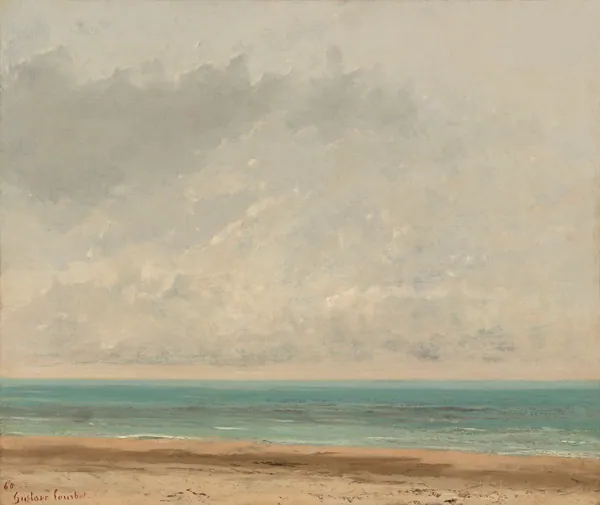 Calm Sea by Gustave Courbet