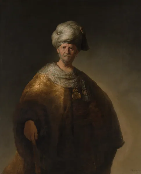 Man in a Turban by Rembrandt (Rembrandt van Rijn)