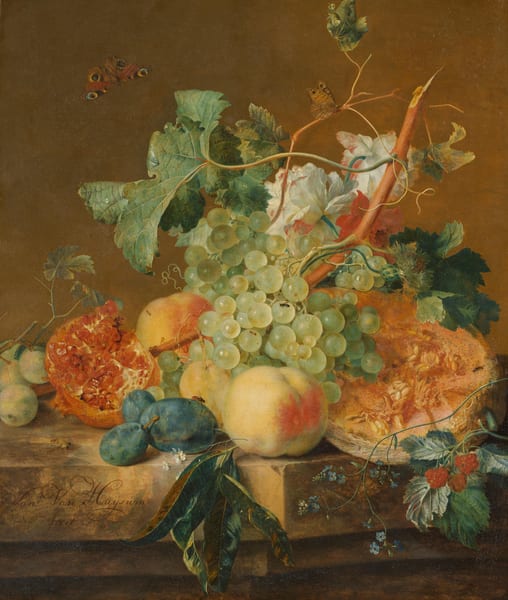Still Life with Fruit by Jan van Huysum