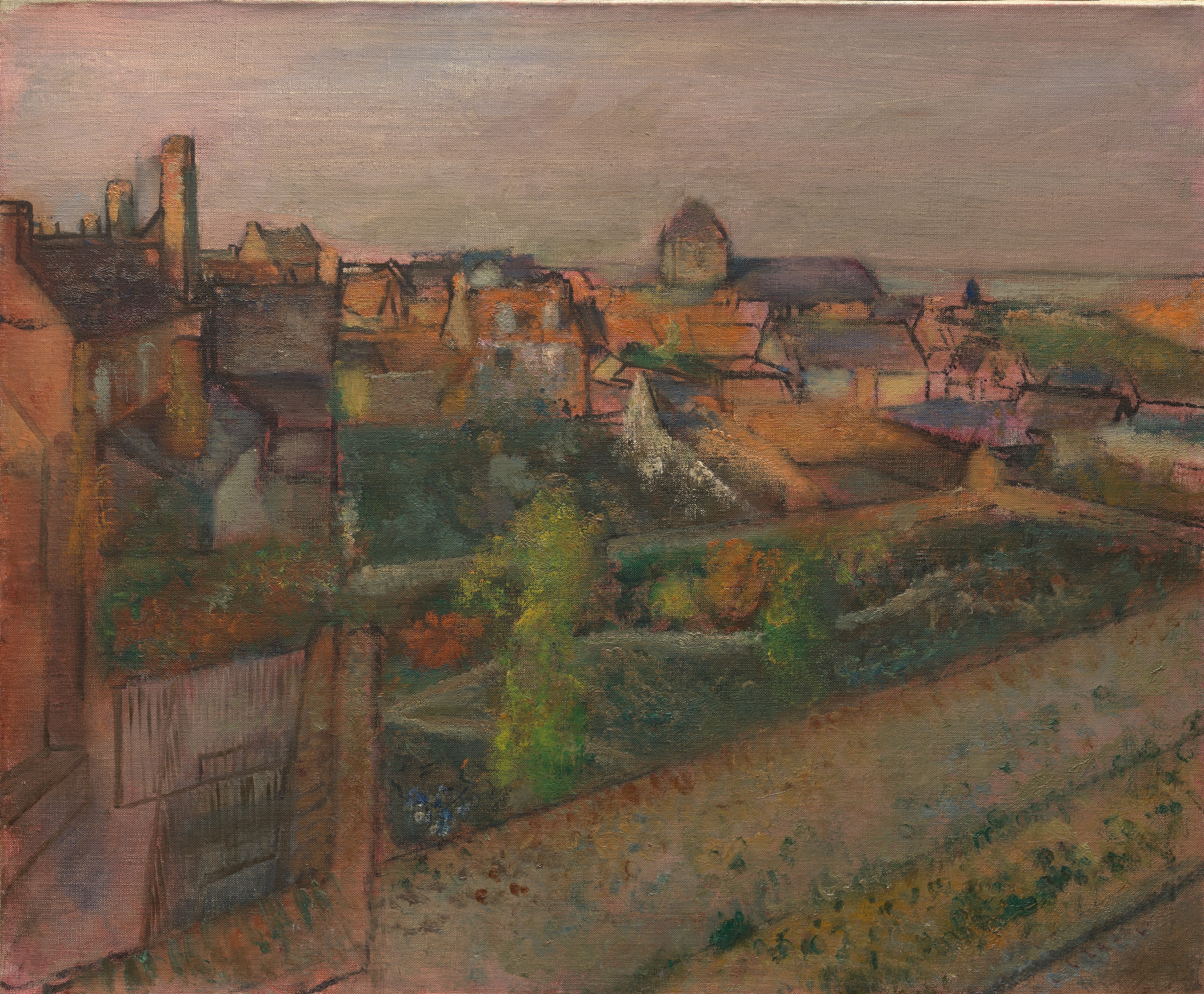 View of Saint-Valéry-sur-Somme by Edgar Degas