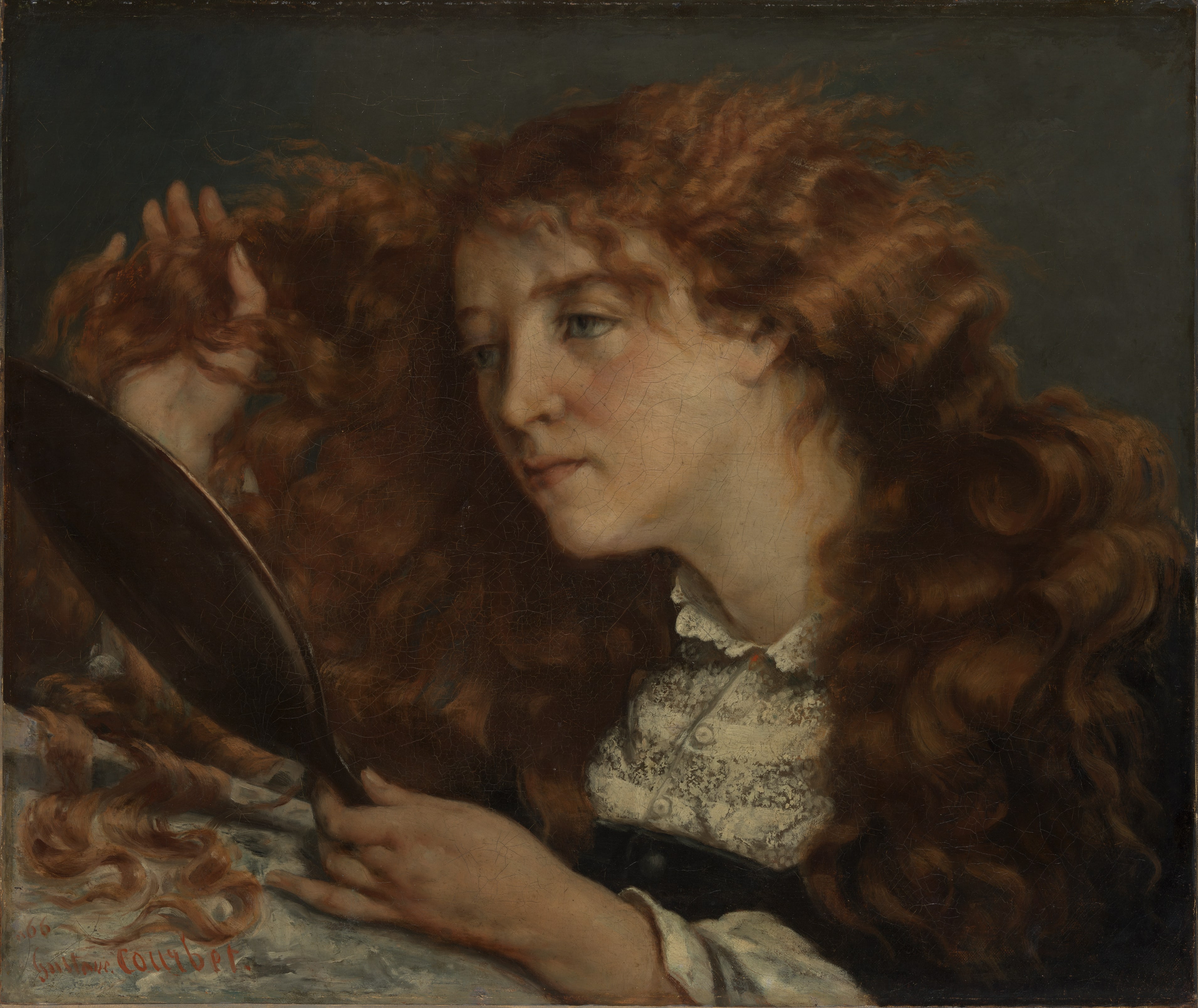 Jo, La Belle Irlandaise by Gustave Courbet