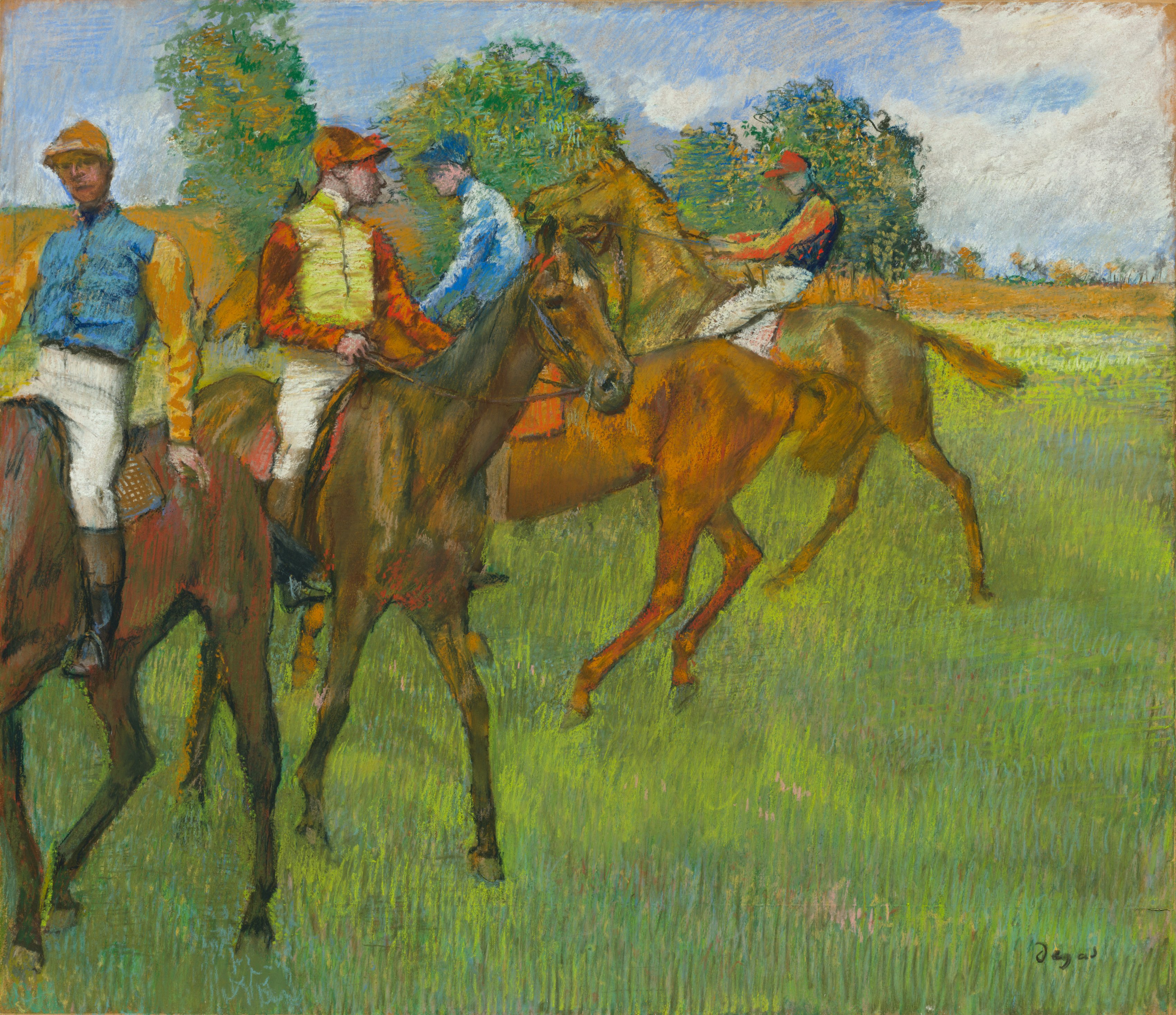 Before the Race by Edgar Degas