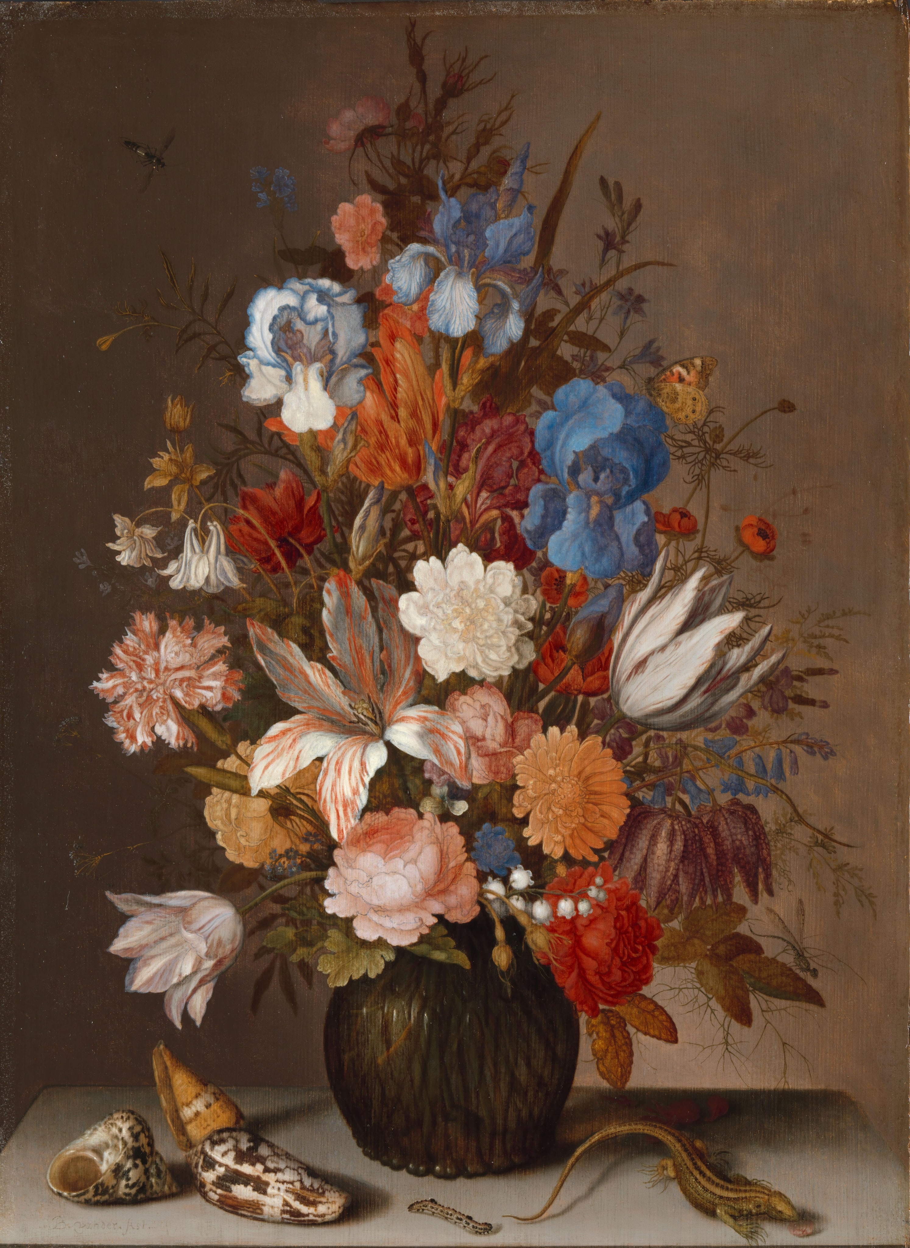 Still Life with Flowers by Balthasar van der Ast