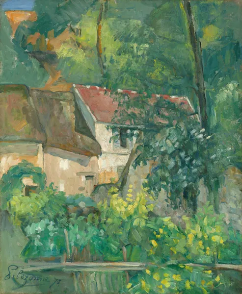 House of Père Lacroix by Paul Cézanne