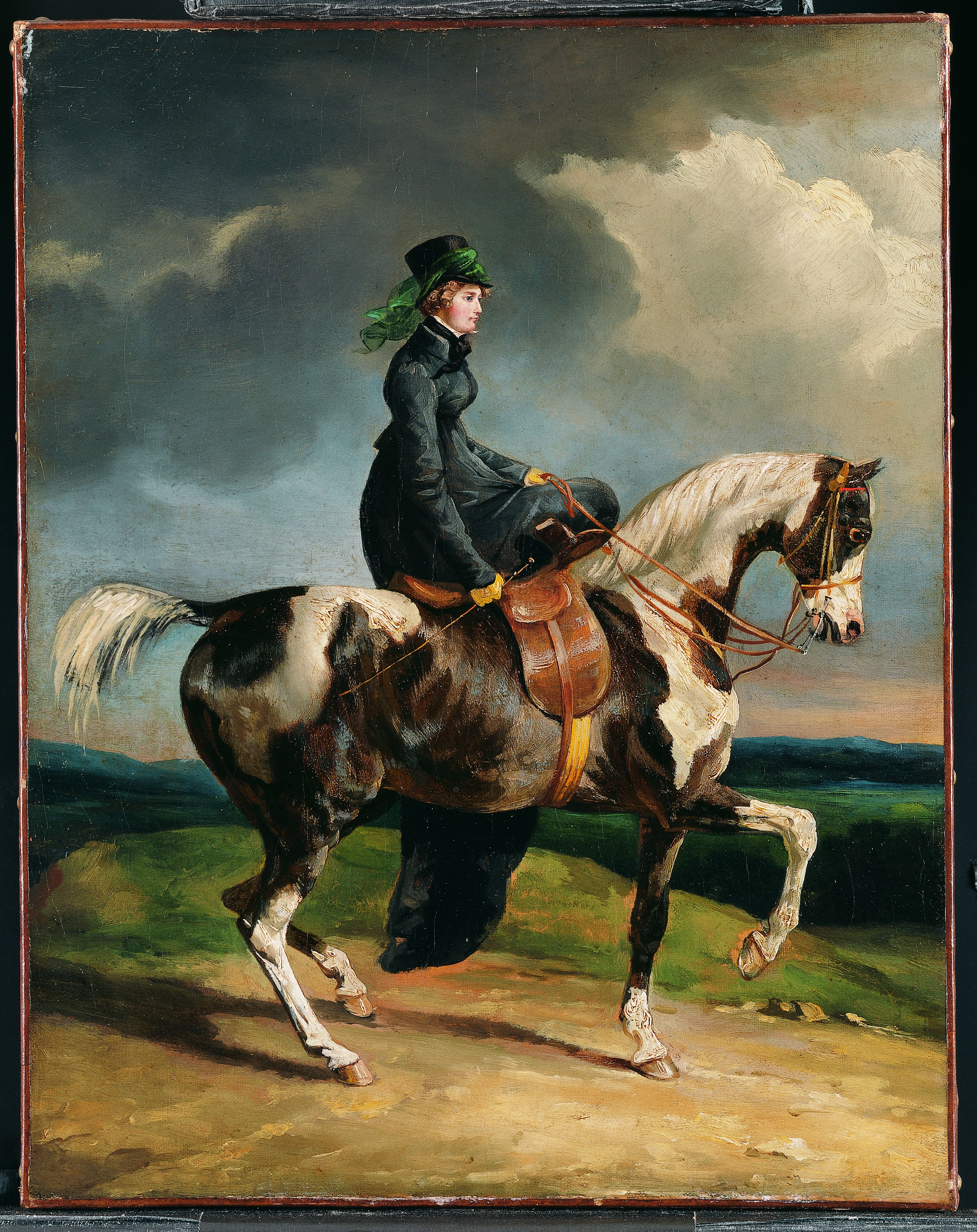 Horsewoman by Théodore Géricault
