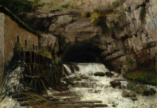 The Source of the Loue by Gustave Courbet