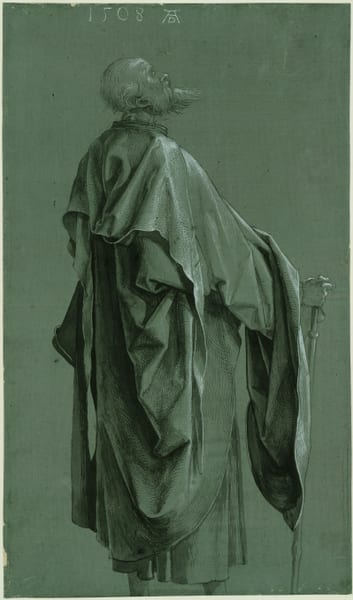 Stehender Apostel (Paulus oder Jakobus major) by Albrecht Dürer