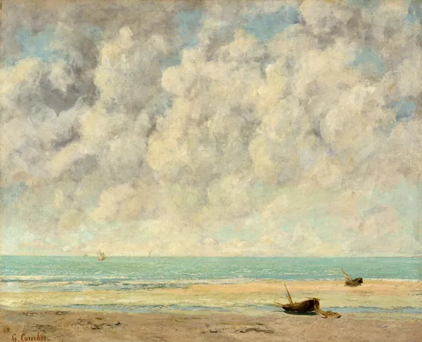 The Calm Sea by Gustave Courbet