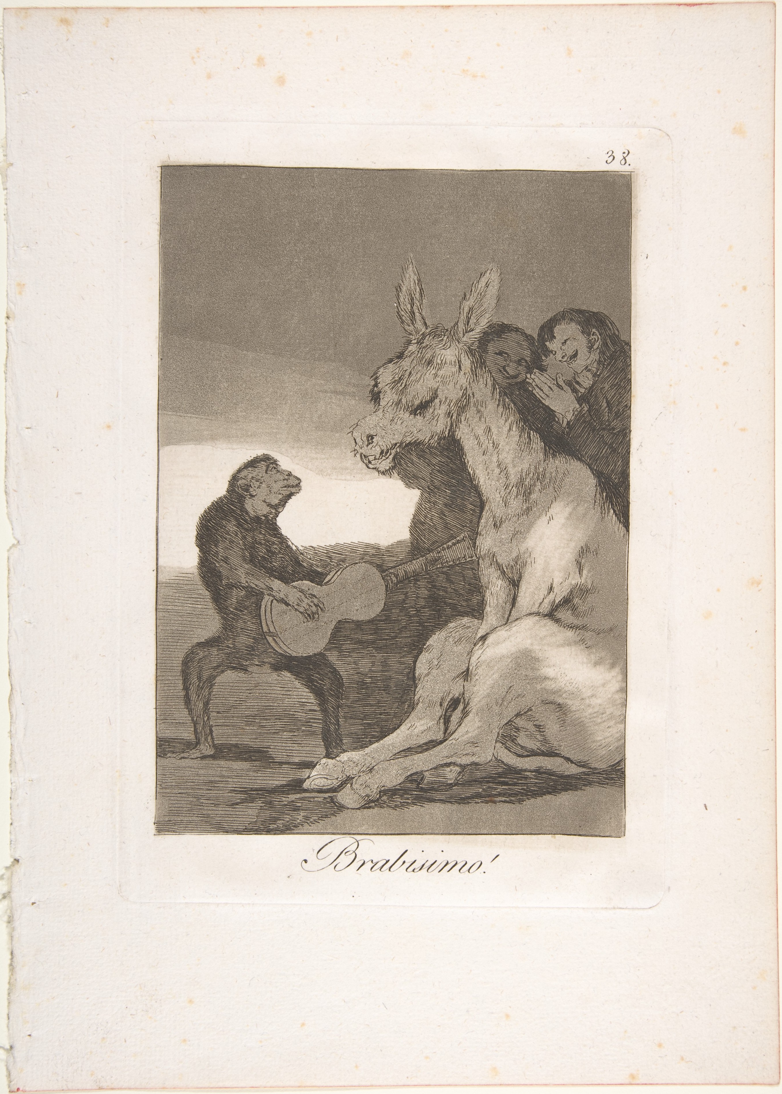 Plate 38 from "Los Caprichos": Bravo! (Brabisimo!) by Goya (Francisco de Goya y Lucientes)