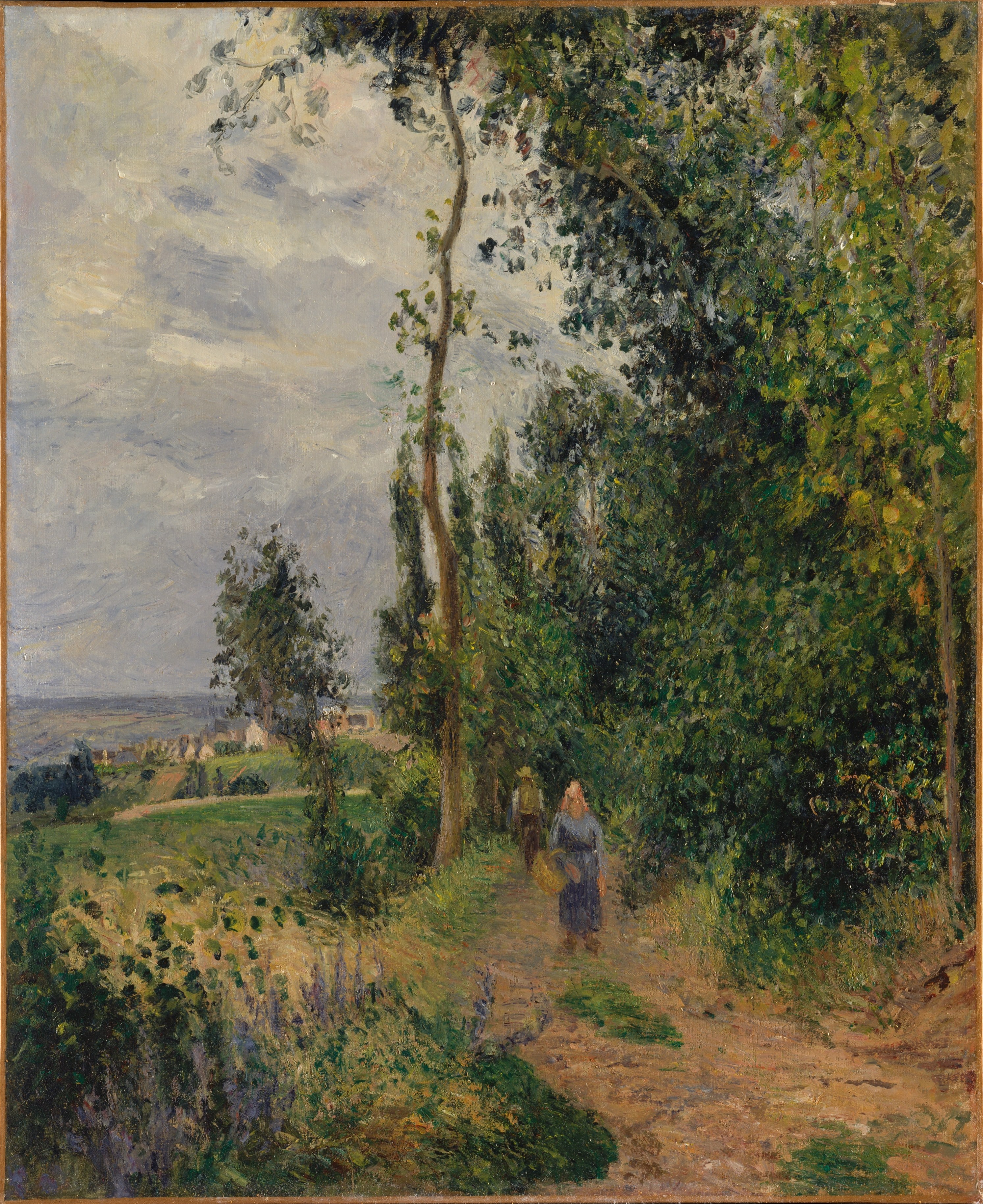 Côte des Grouettes, near Pontoise by Camille Pissarro