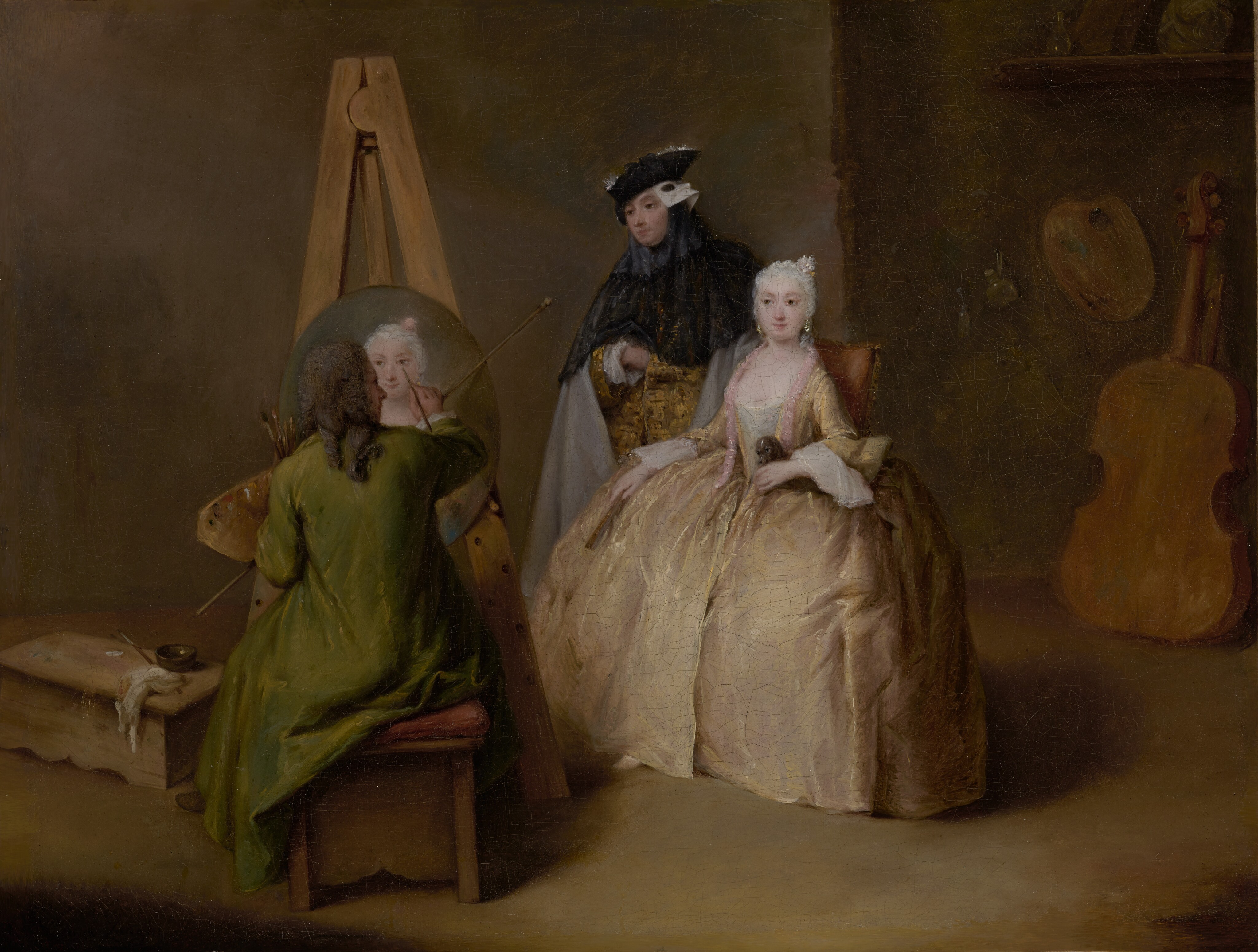 The Painter in His Studio by Pietro Longhi