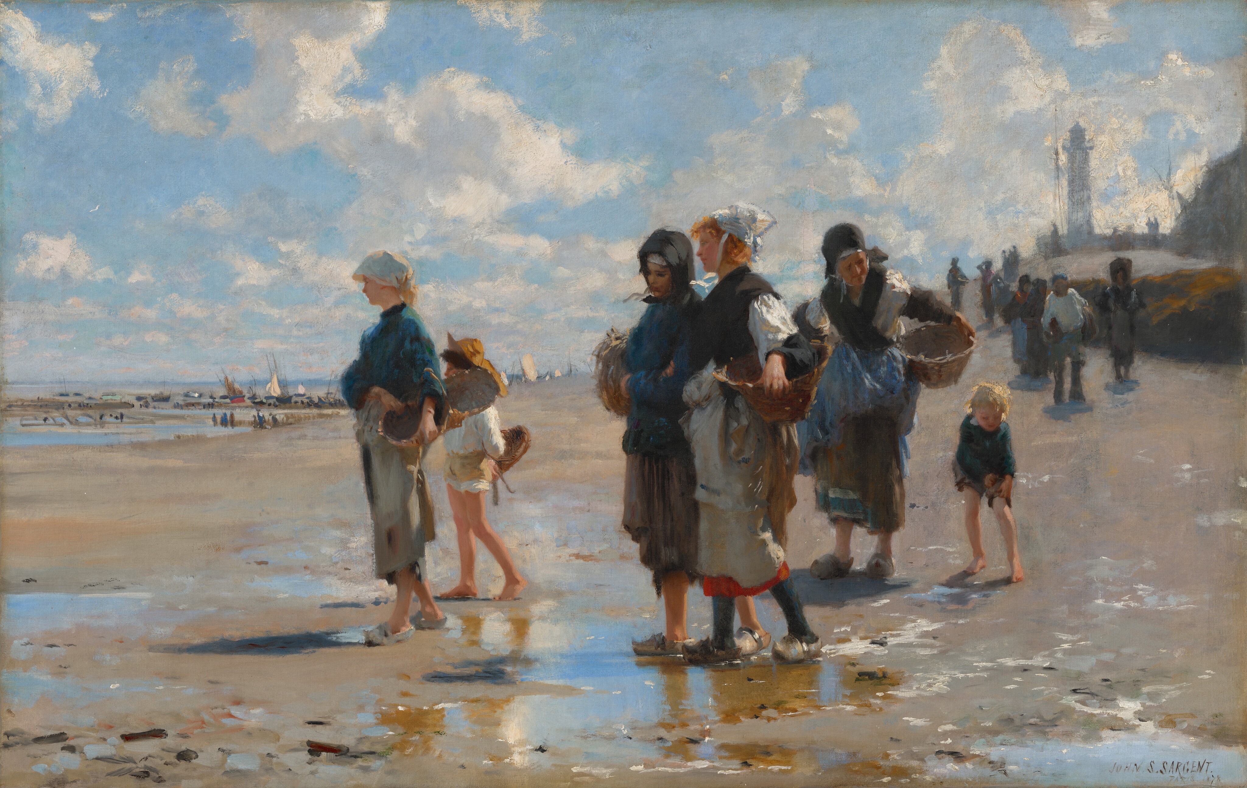 En route pour la pêche (Setting Out to Fish) by John Singer Sargent
