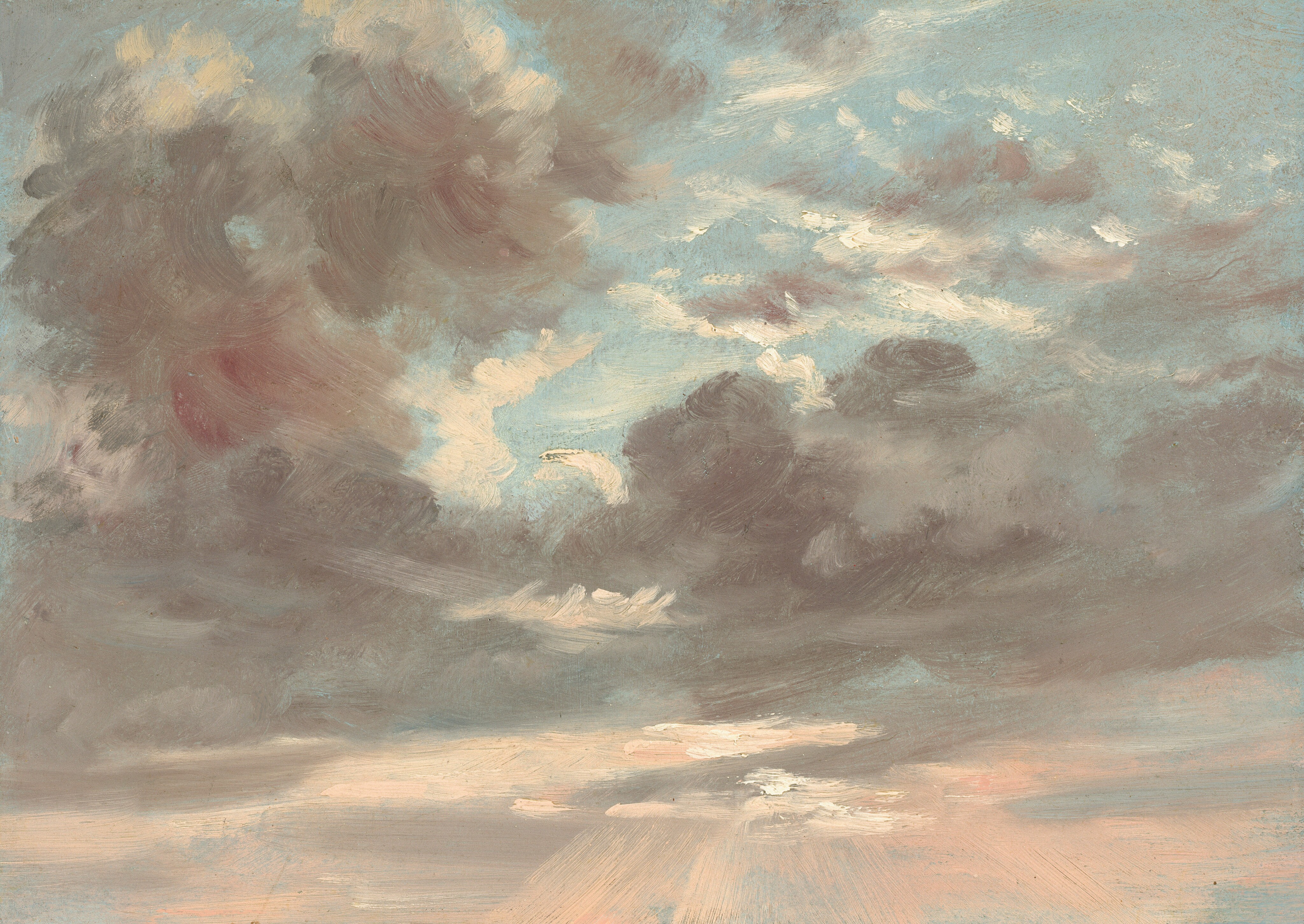 Cloud Study: Stormy Sunset by John Constable