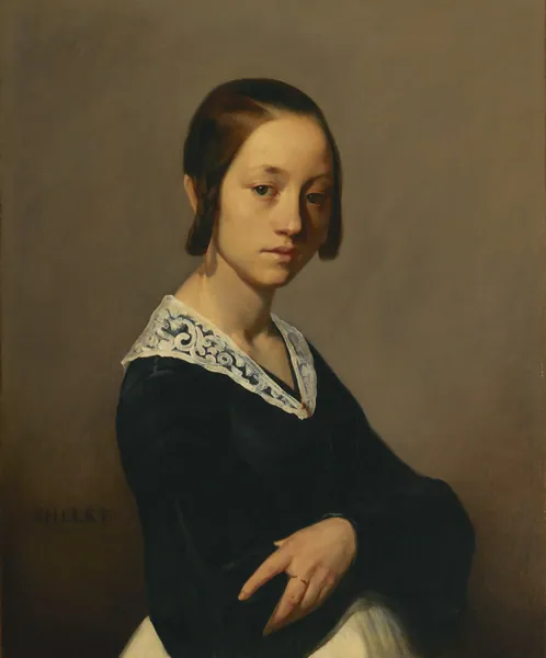 Portrait of Louise-Antoinette Feuardent by Jean-François Millet