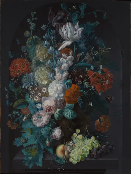 A Vase of Flowers by Margareta Haverman