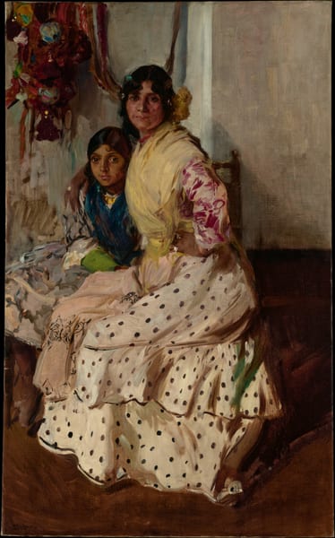 Pepilla and her Daughter by Joaquín Sorolla y Bastida