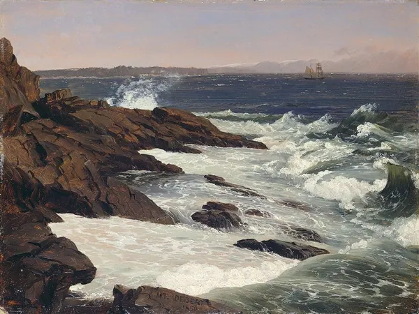 Fog off Mount Desert by Frederic Edwin Church