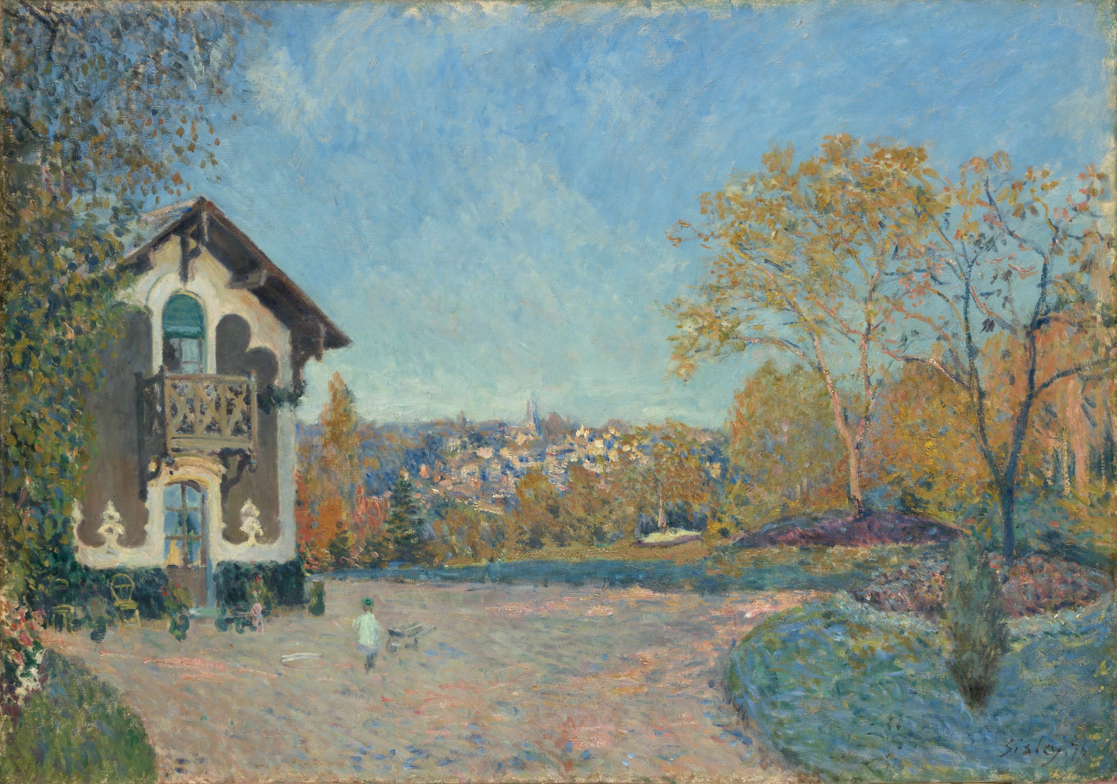 View of Marly-le-Roi from Coeur-Volant by Alfred Sisley