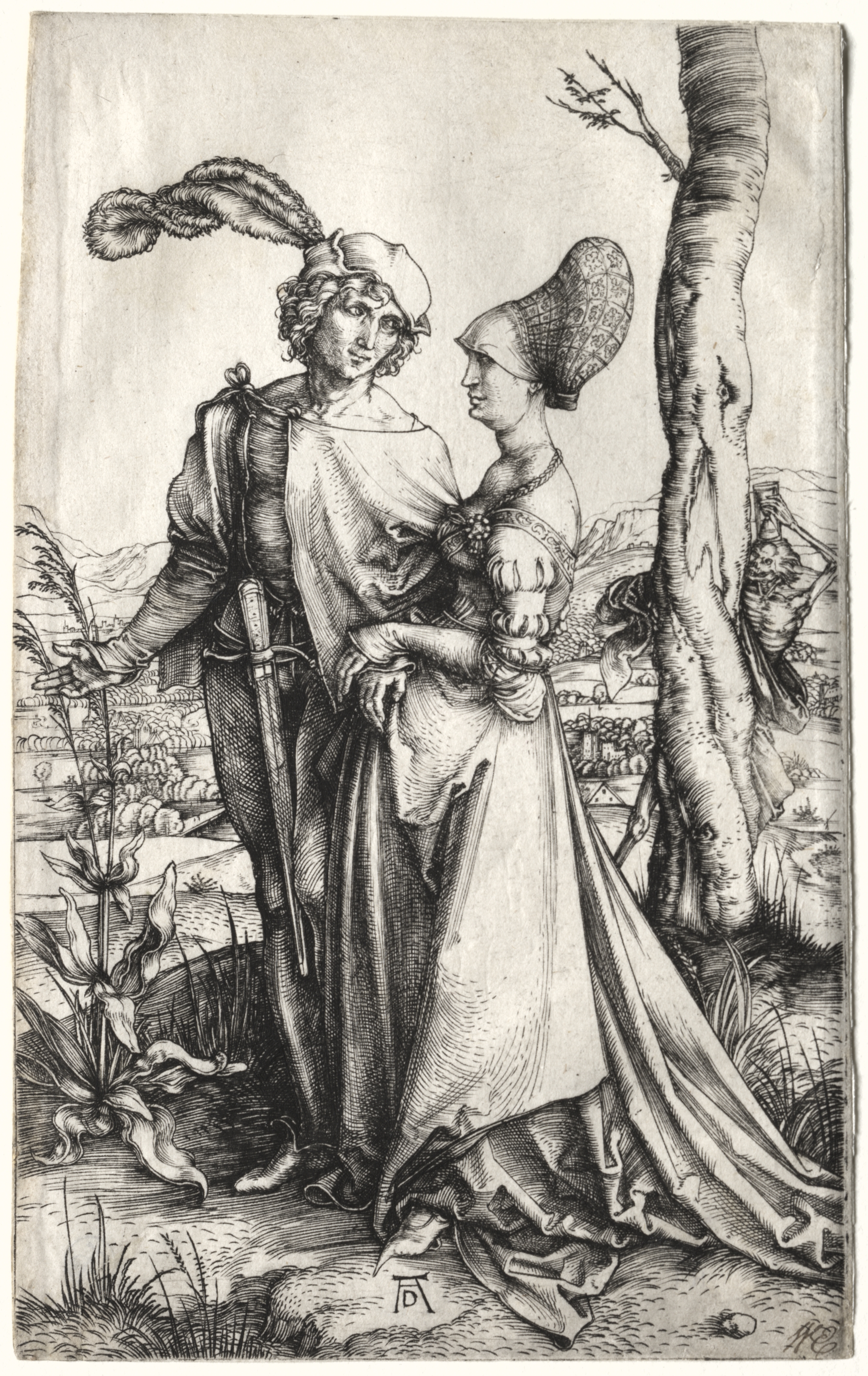 The Promenade by Albrecht Dürer