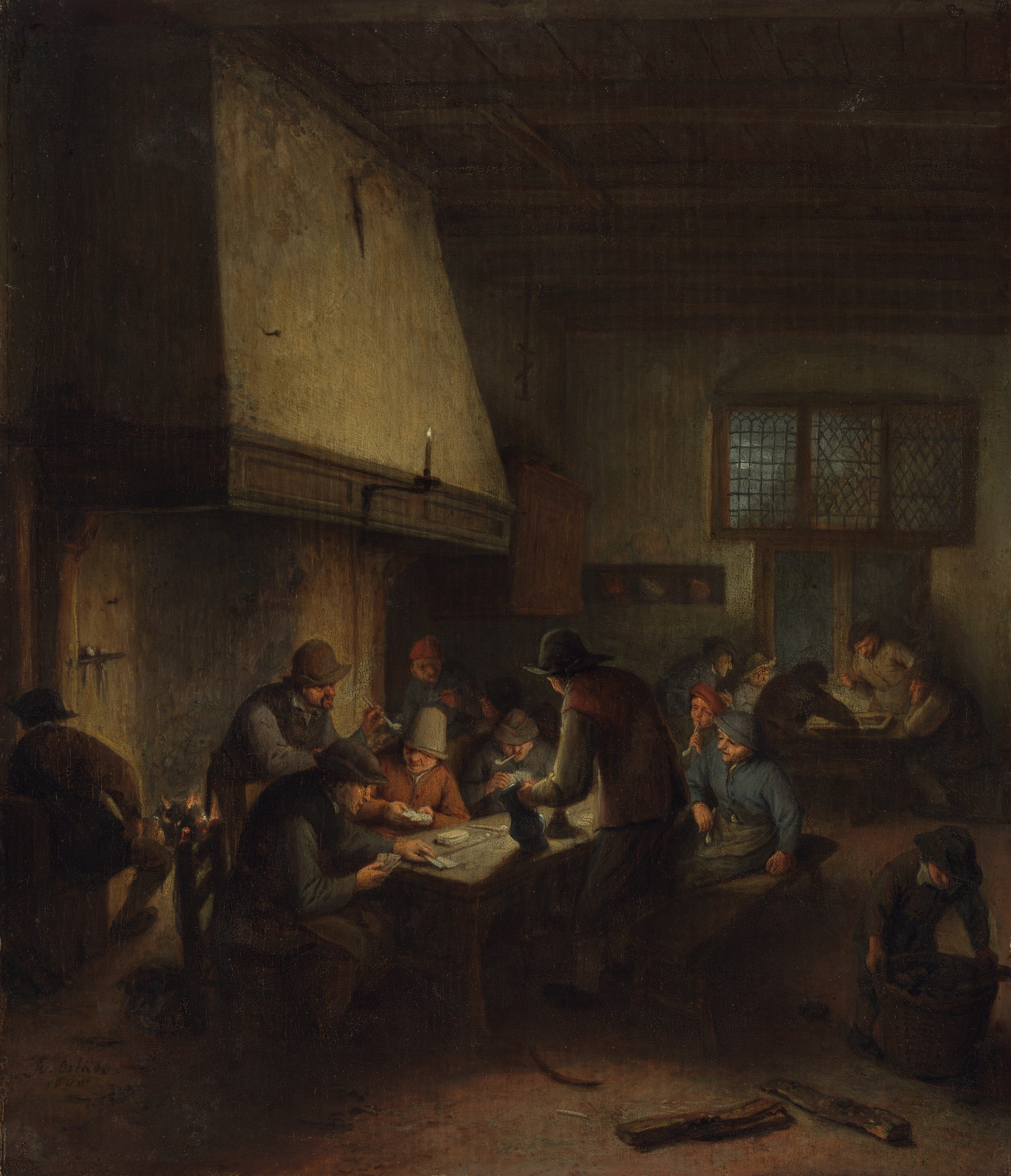 Tavern Scene by Adriaen van Ostade