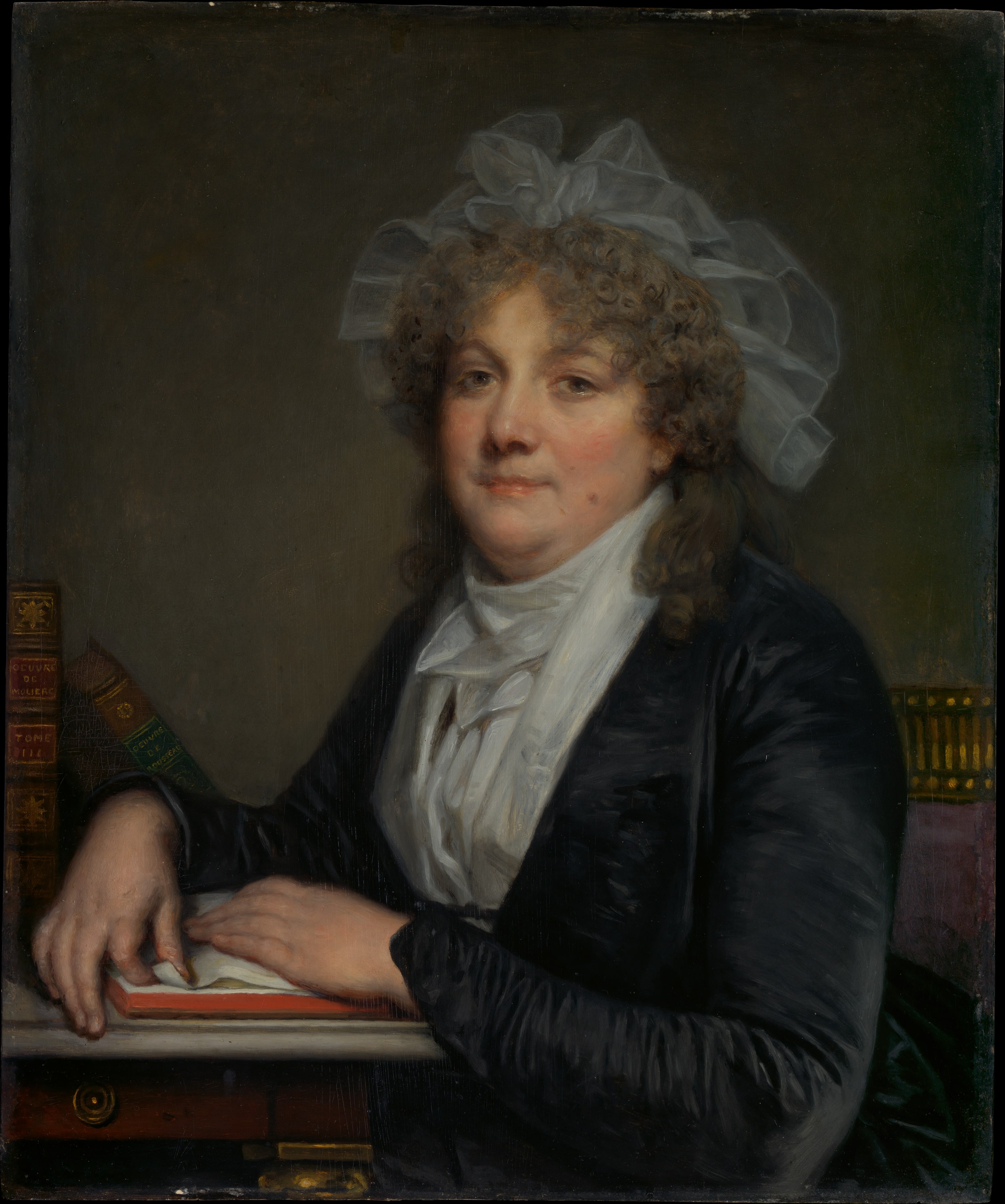 Madame Jean-Baptiste Nicolet (Anne Antoinette Desmoulins, 1743–1817) by Jean-Baptiste Greuze