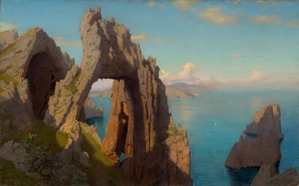 Natural Arch at Capri by William Stanley Haseltine