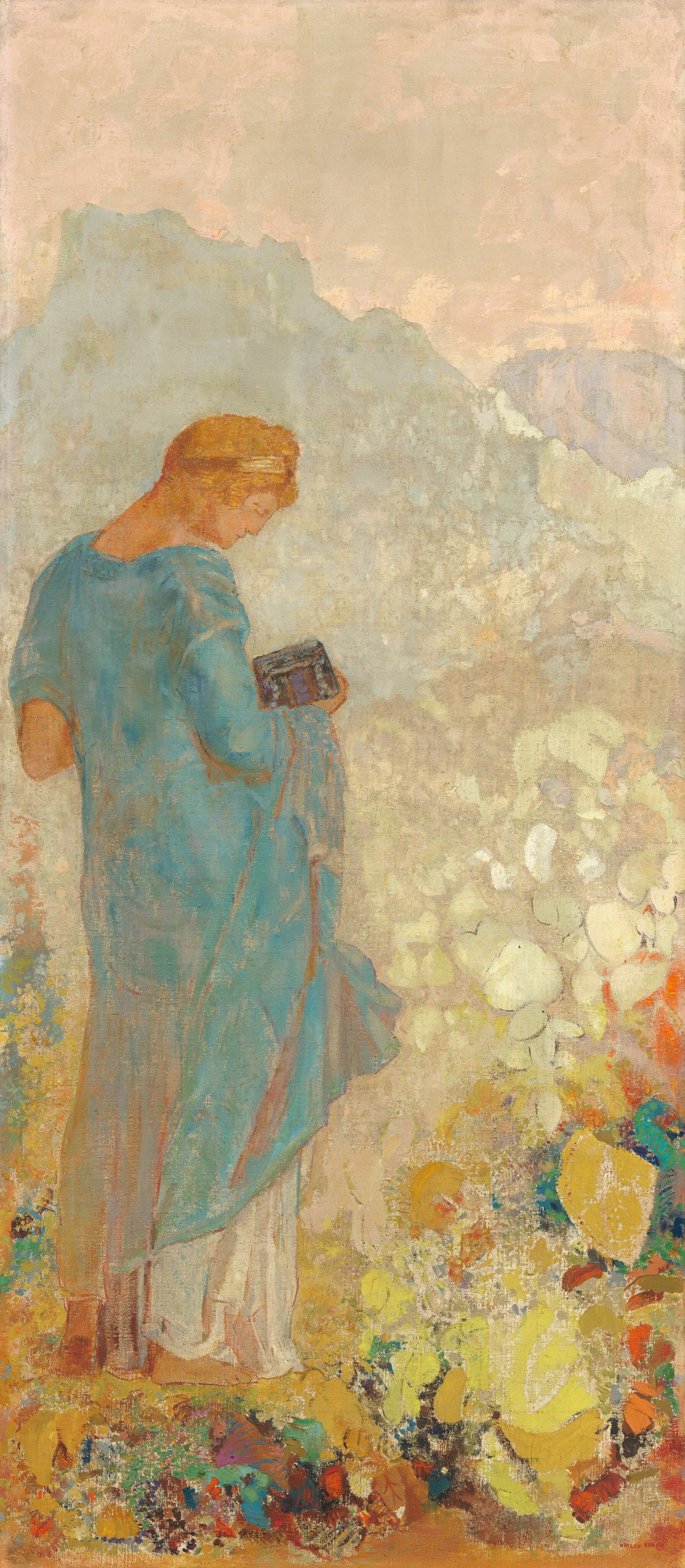 Pandora by Odilon Redon