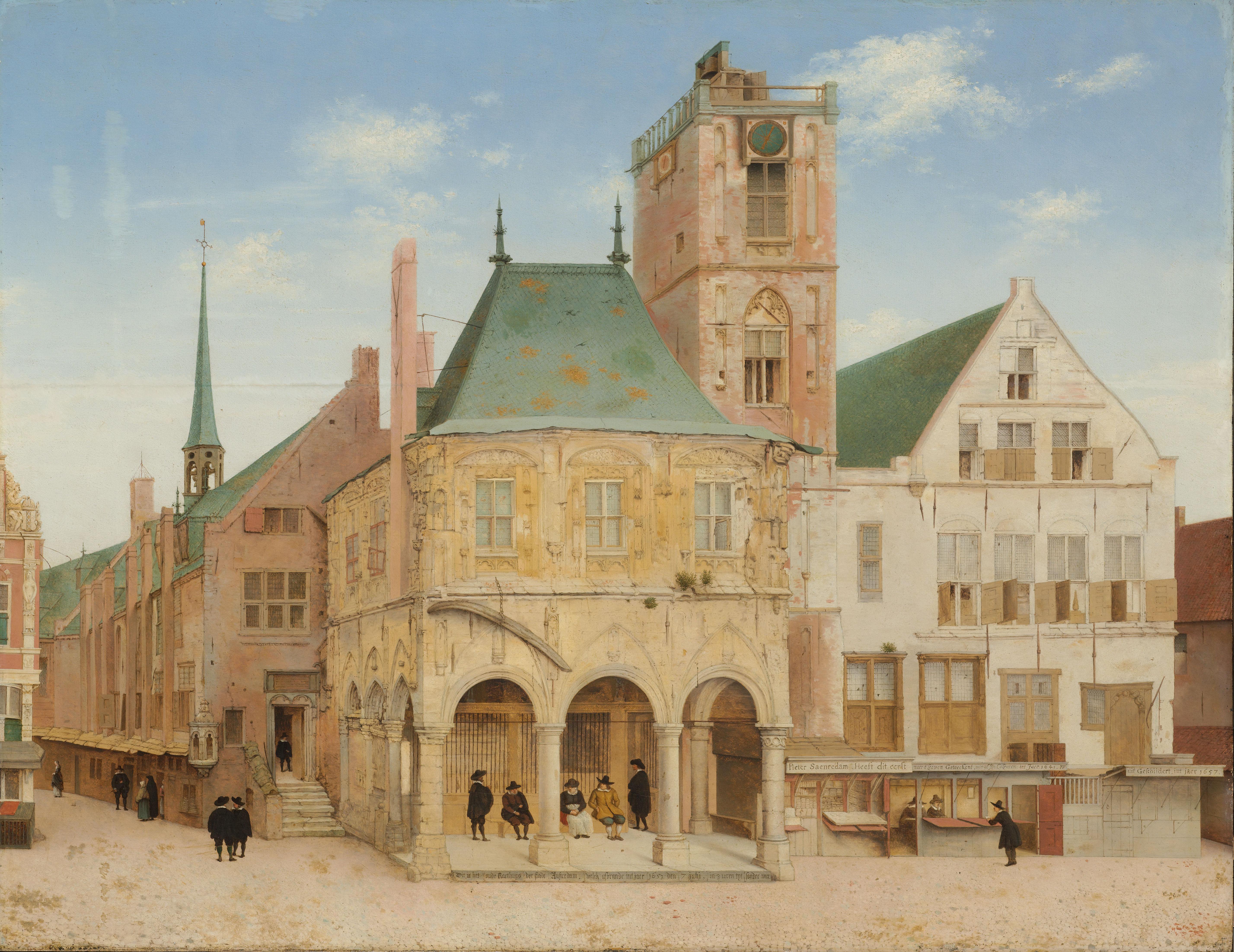 The Old Town Hall of Amsterdam by Pieter Jansz. Saenredam