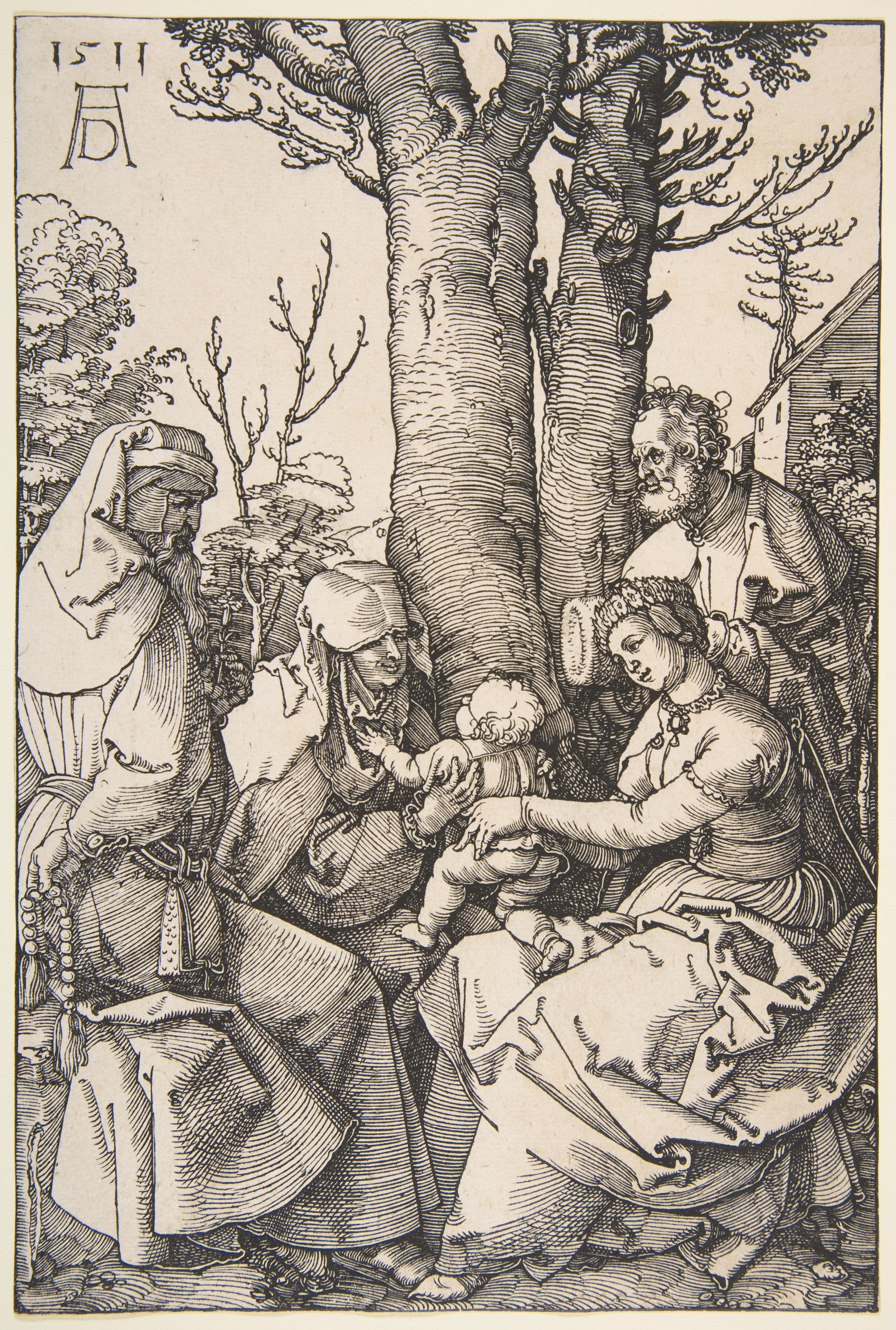 The Holy Family with Saint Joachim and Saint Anne by Albrecht Dürer