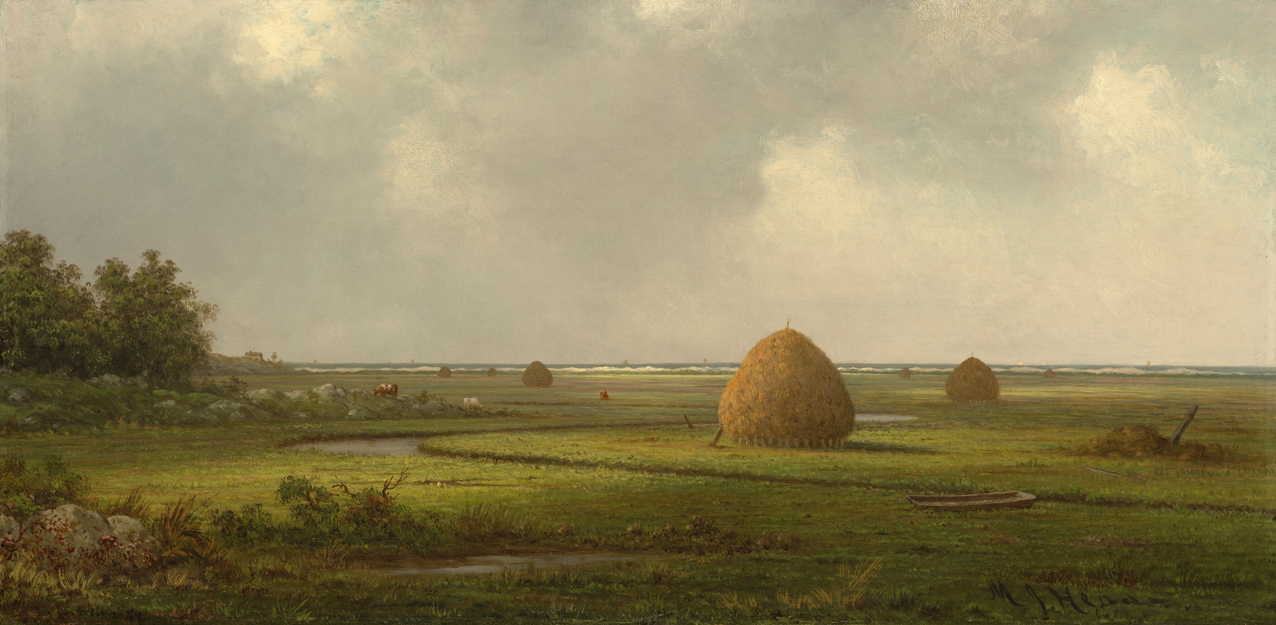 View of Marshfield by Martin Johnson Heade