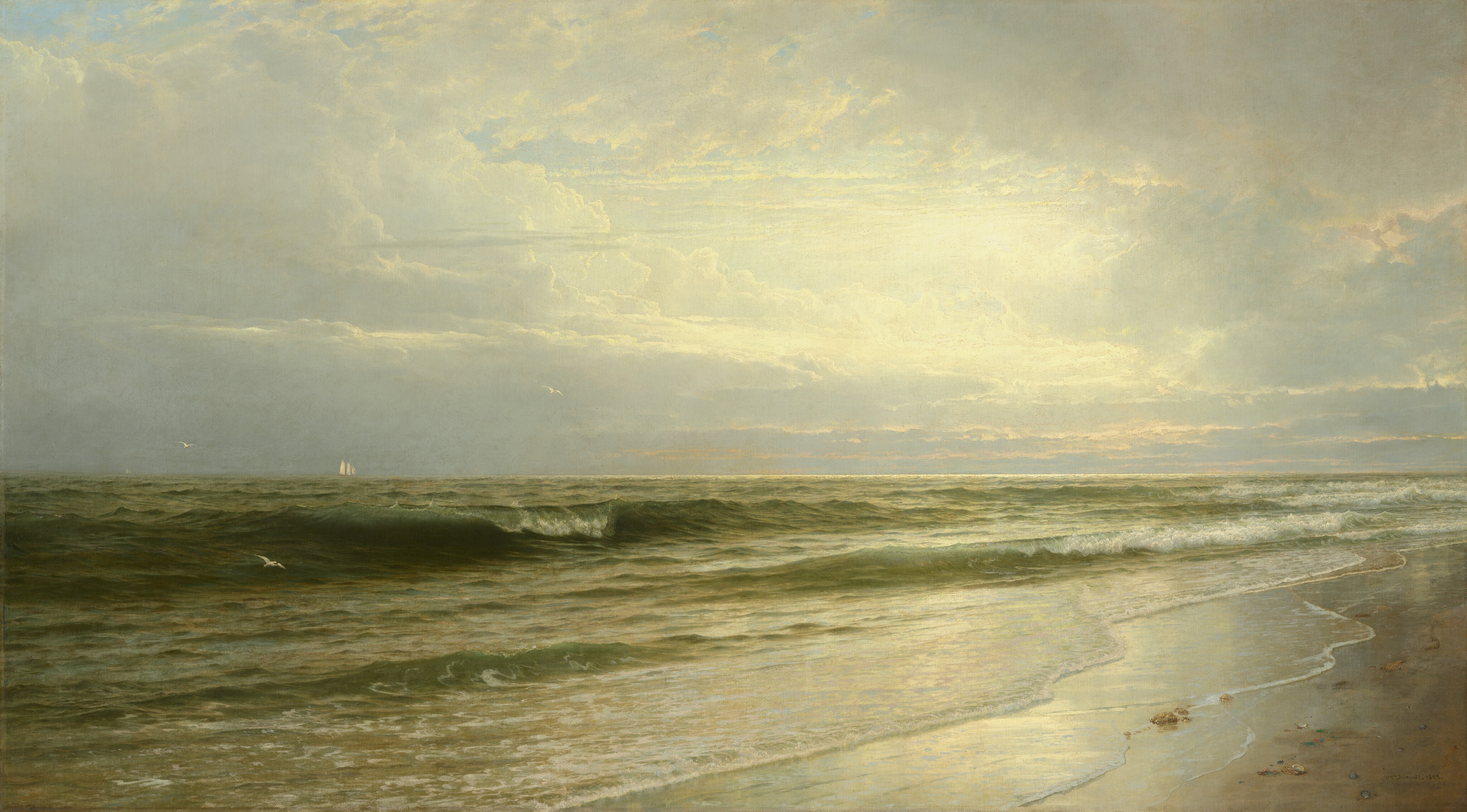 On the Coast of New Jersey by William Trost Richards