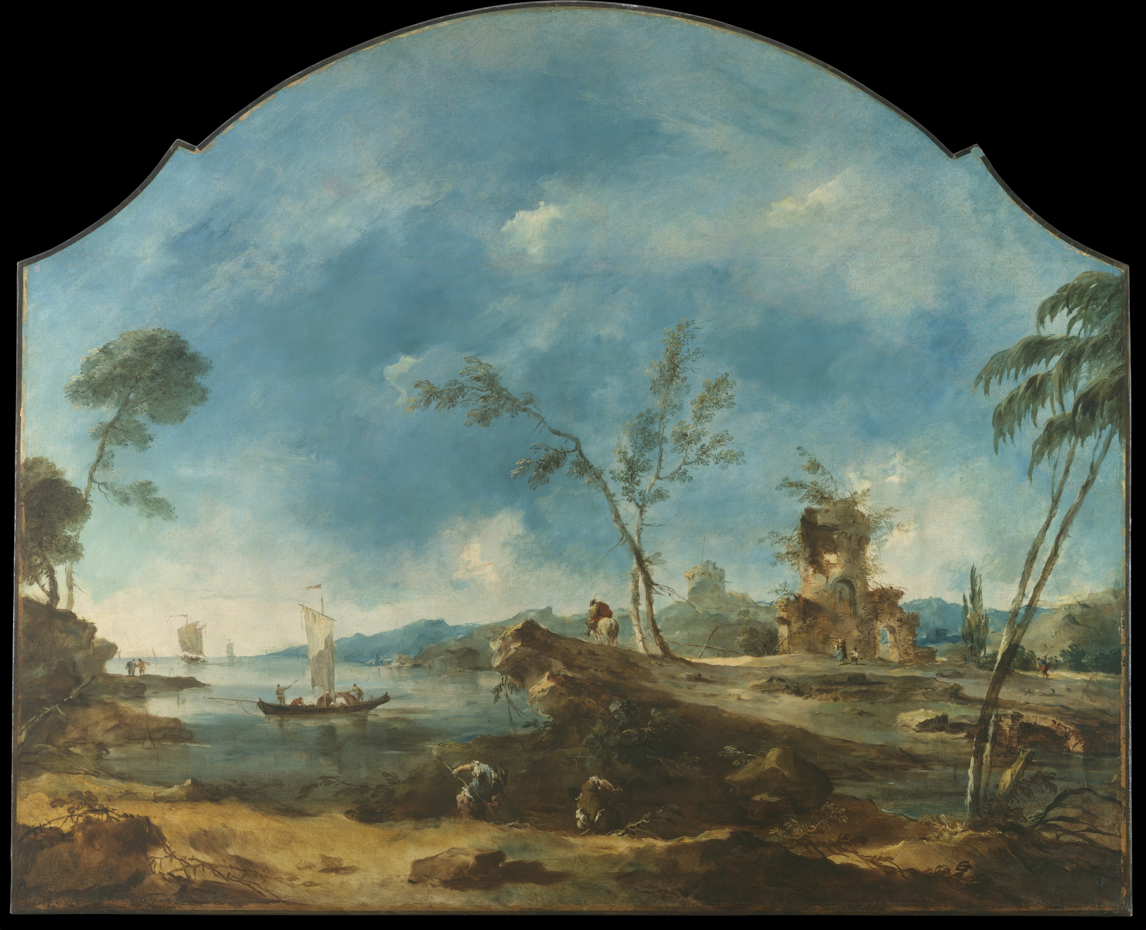Fantastic Landscape by Francesco Guardi