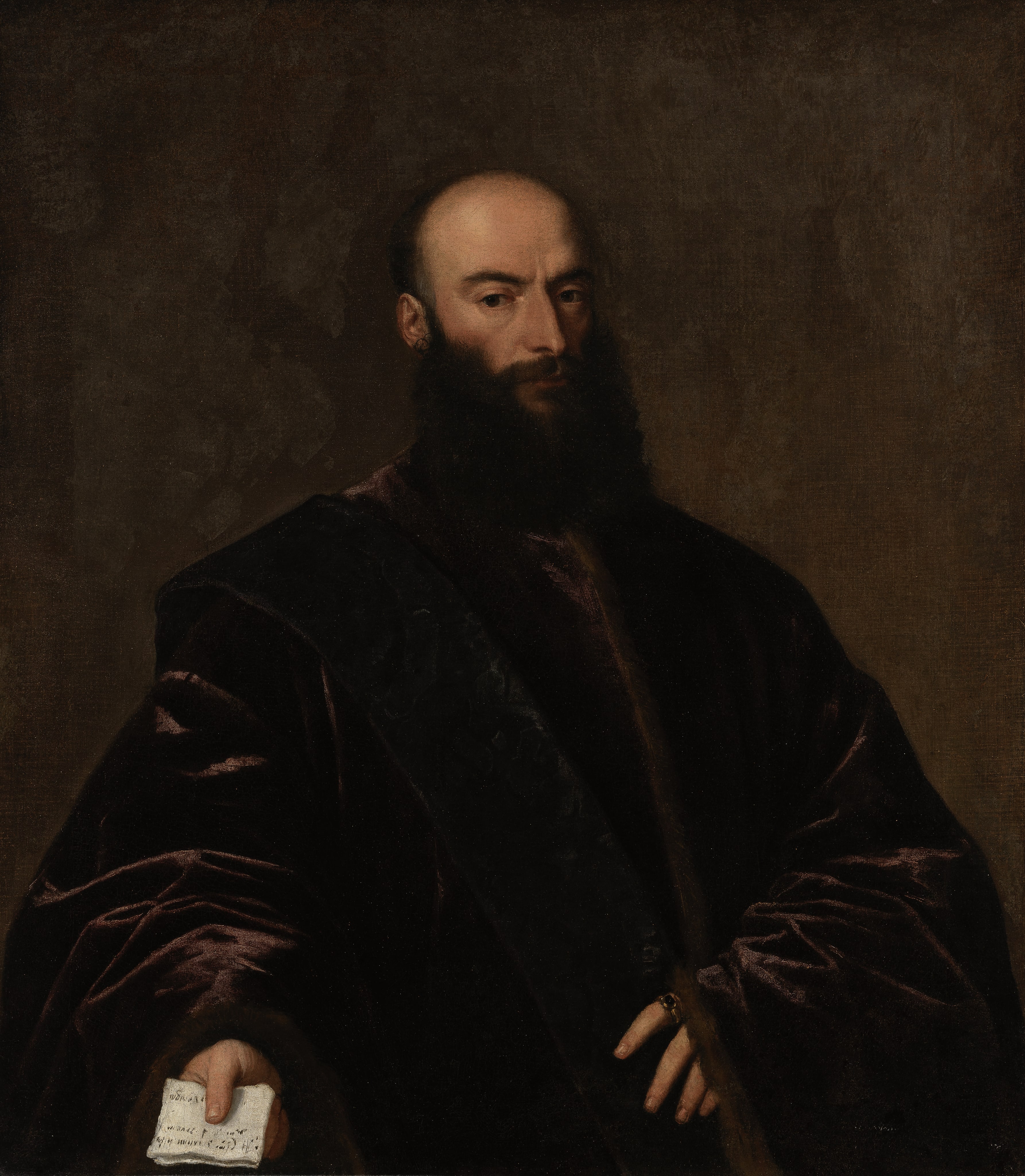 Portrait of Giacomo di Andrea Dolfin by Titian (Tiziano Vecellio)