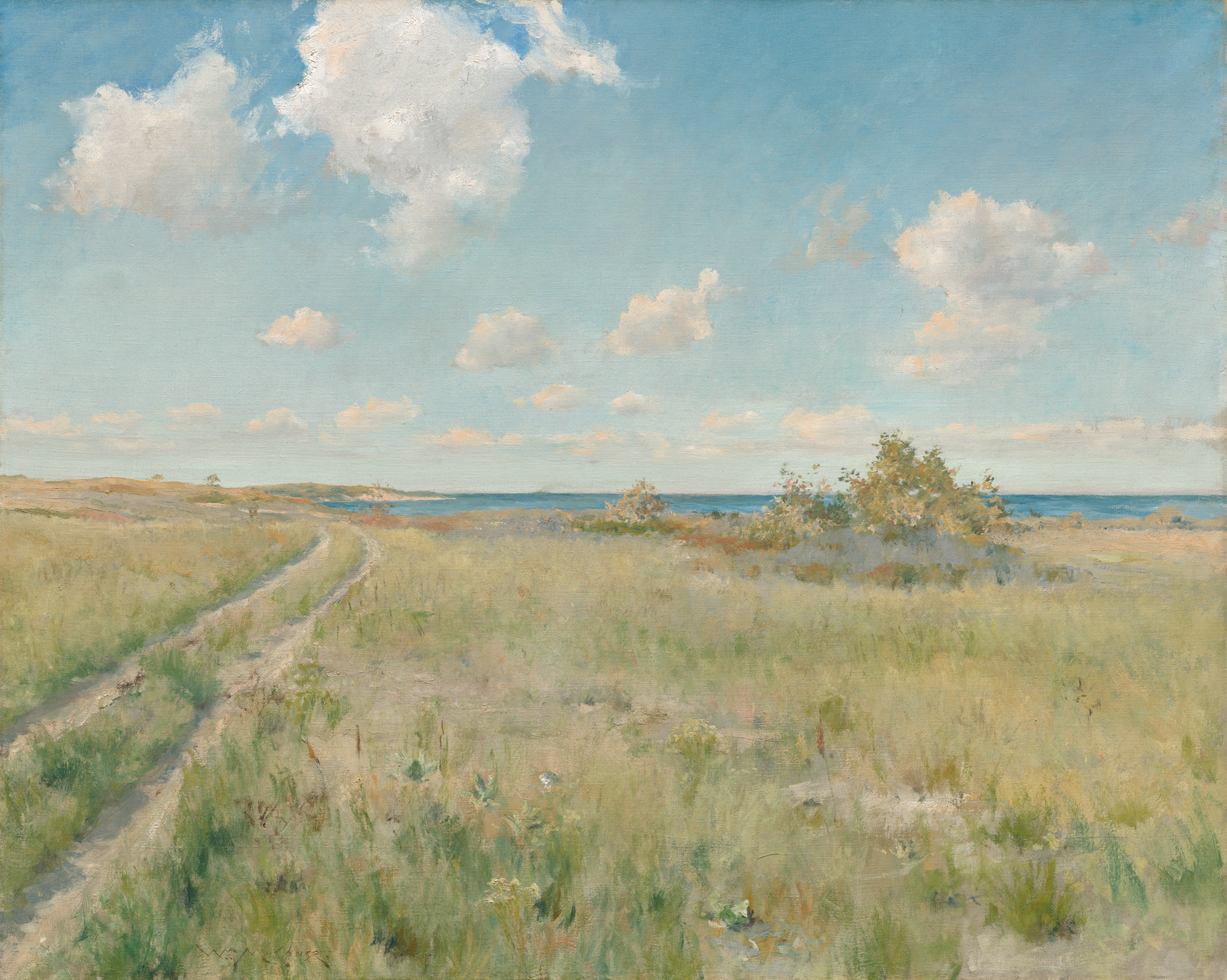 The Old Road to the Sea by William Merritt Chase