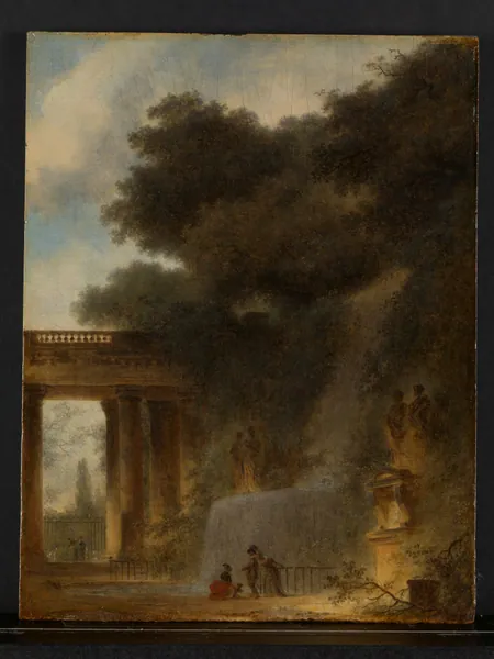 The Cascade by Jean Honoré Fragonard