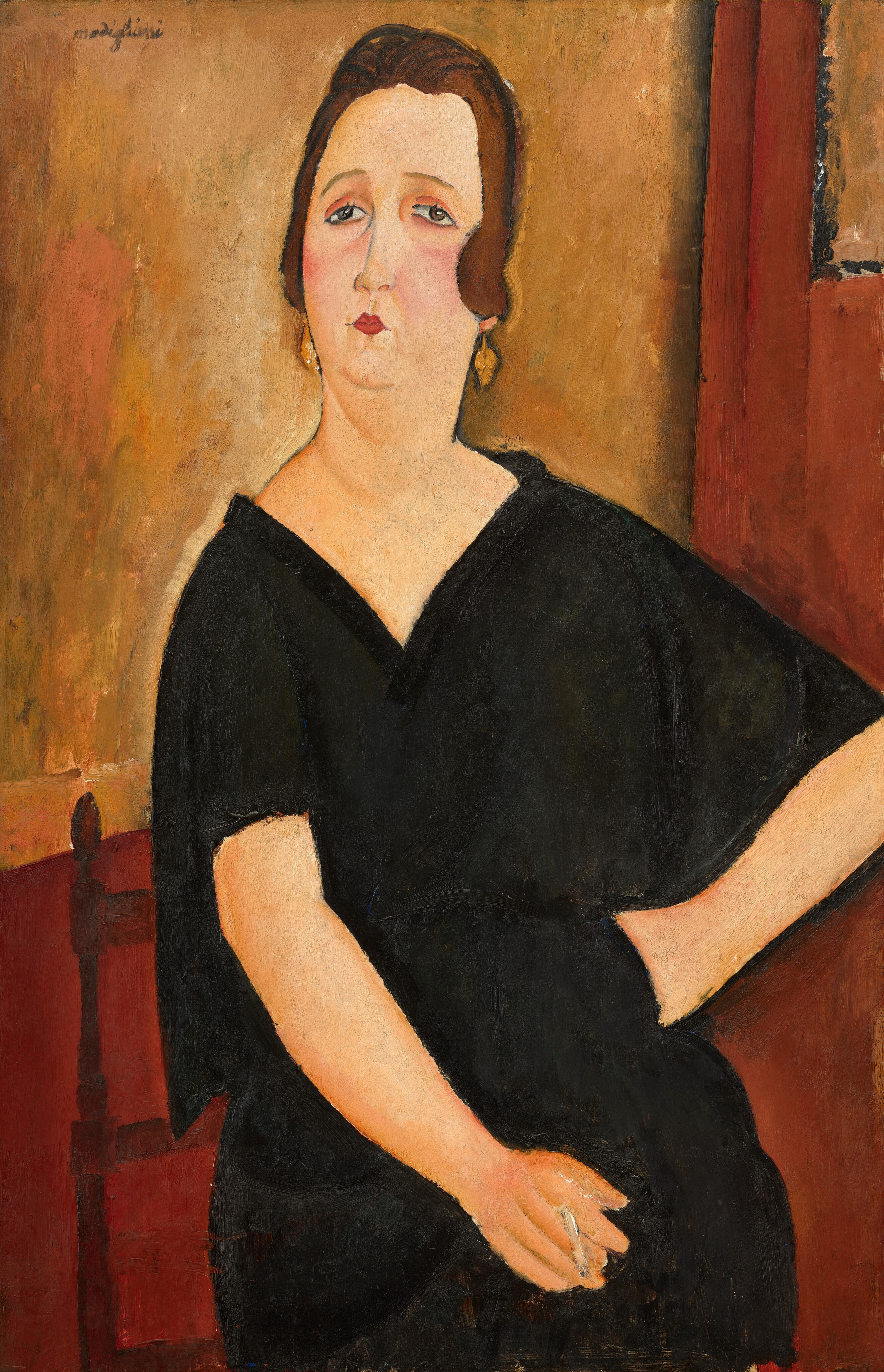 Madame Amédée (Woman with Cigarette) by Amedeo Modigliani