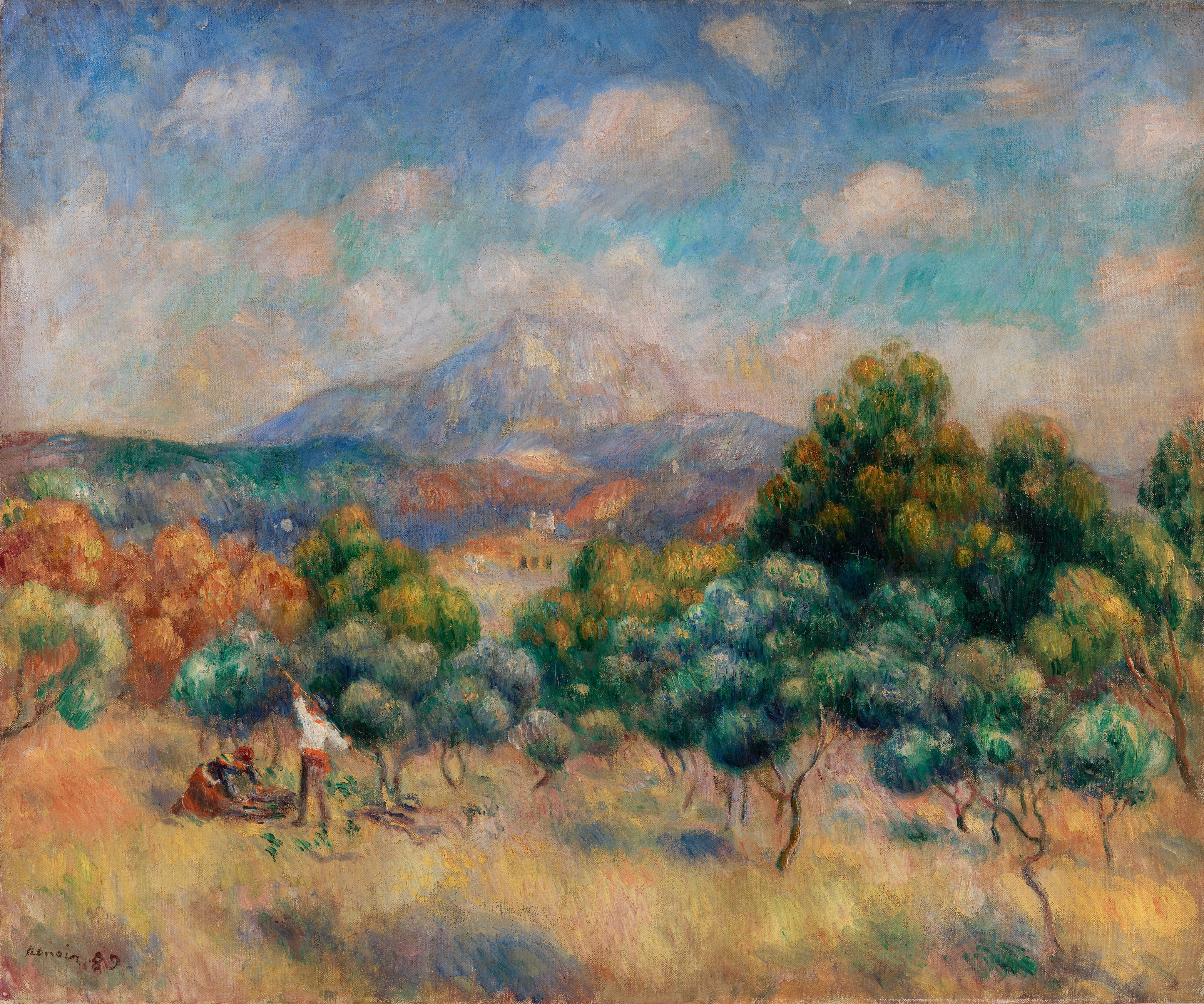 Montagne Sainte-Victoire (Paysage) by Pierre-Auguste Renoir